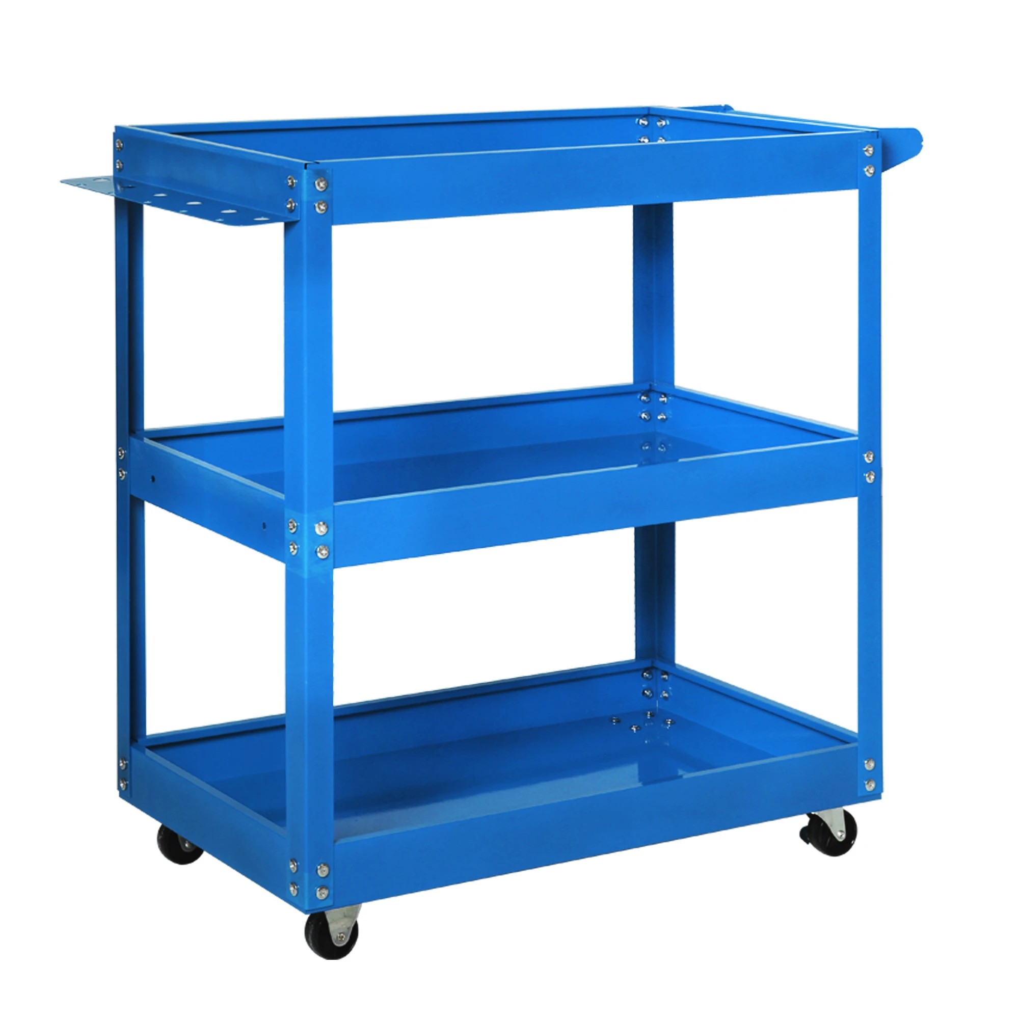 1 Traderight 3-Tier Tool Cart Box Trolley Box In Colour - Blue, 1 of 5