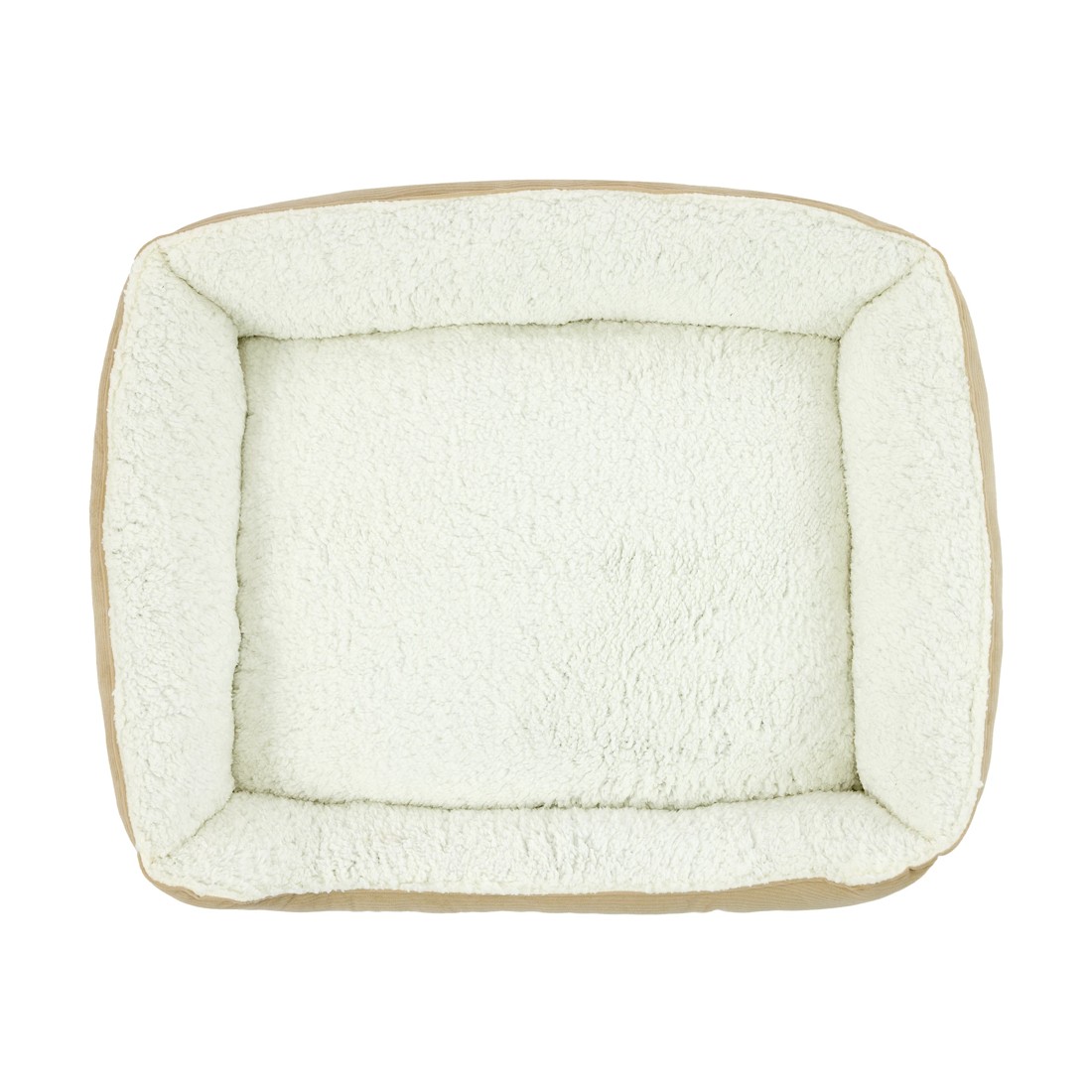 3 Pet Bed Lounge Corduroy - Large, Beige, 3 of 8