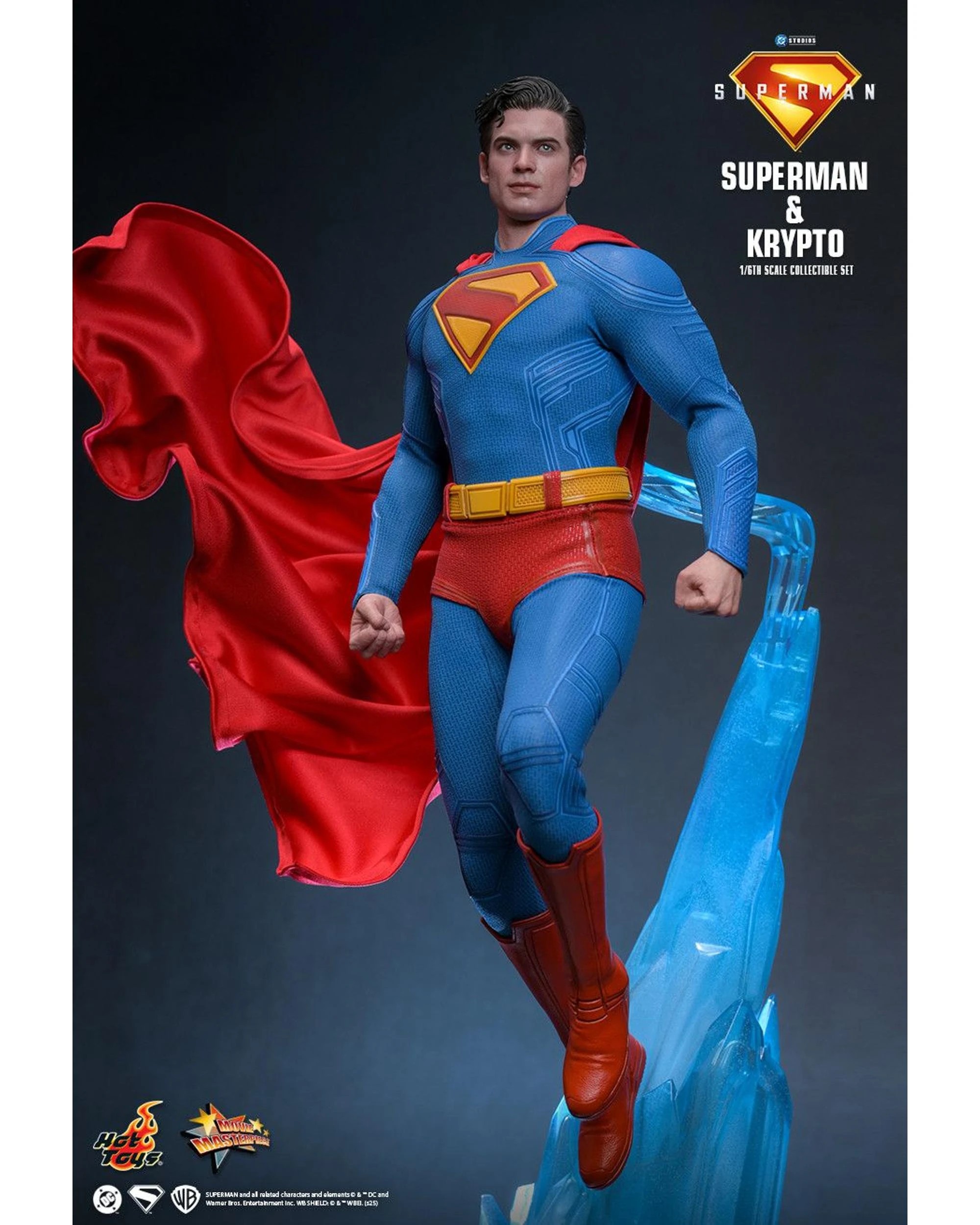 3 Hot Toys Superman - 2025 -  Superman and Krypto 1:6 Scale 12 inch Action Figure Set, 3 of 10