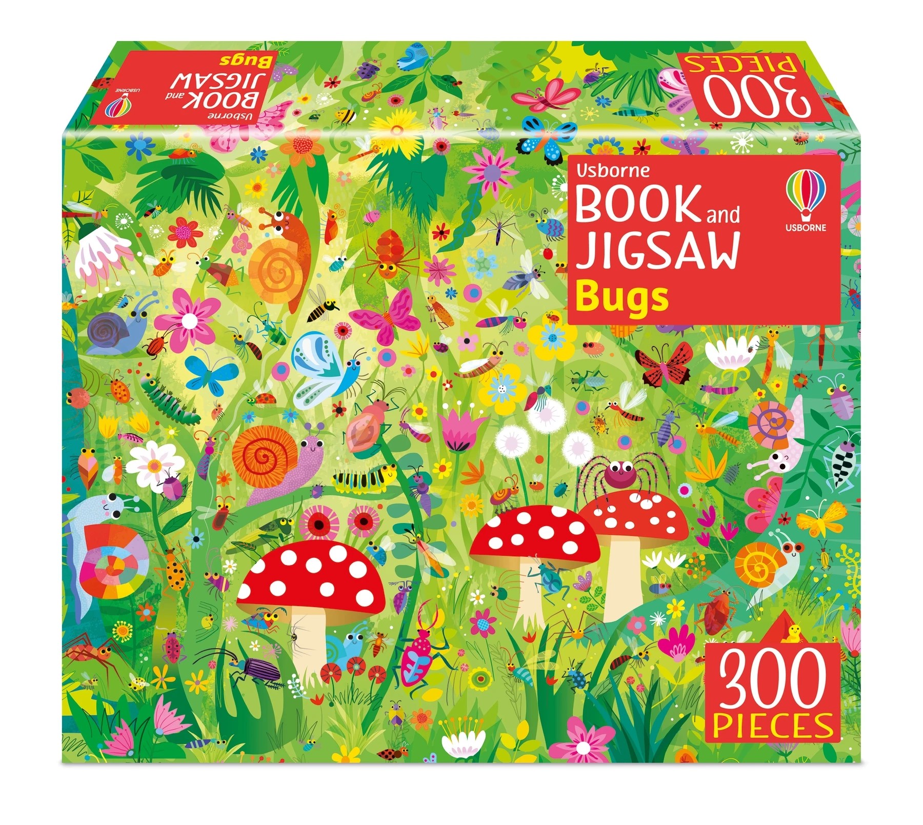 1 Usborne Book and Jigsaw Bugs by Kirsteen Robson - Book, 1 of 1