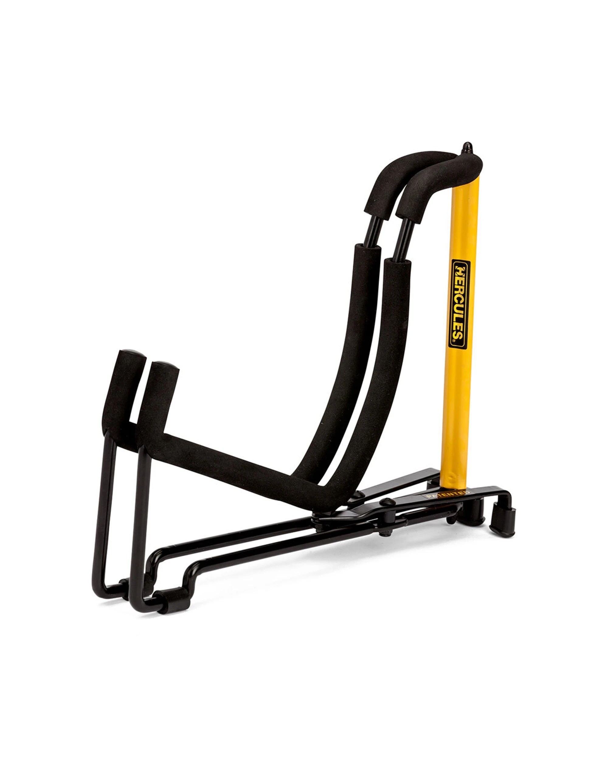 4 Hercules Travlite Acoustic Guitar & Vihuela Foldable Stand Floor Rack Holder - Black, 4 of 4