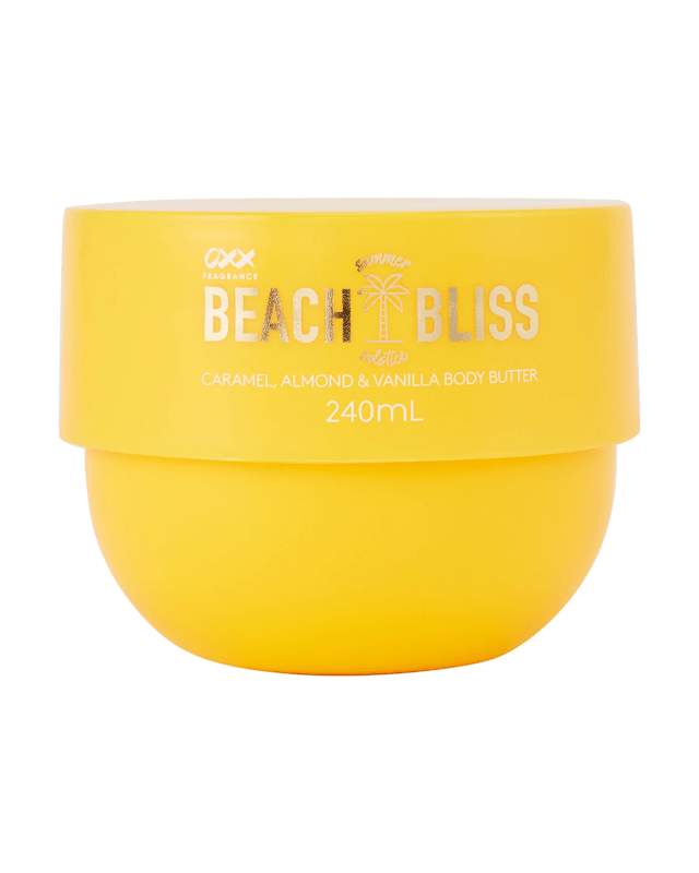 OXX Fragrance Beach Bliss Summer Solstice Body Butter 240ml - Caramel, Almond and Van
