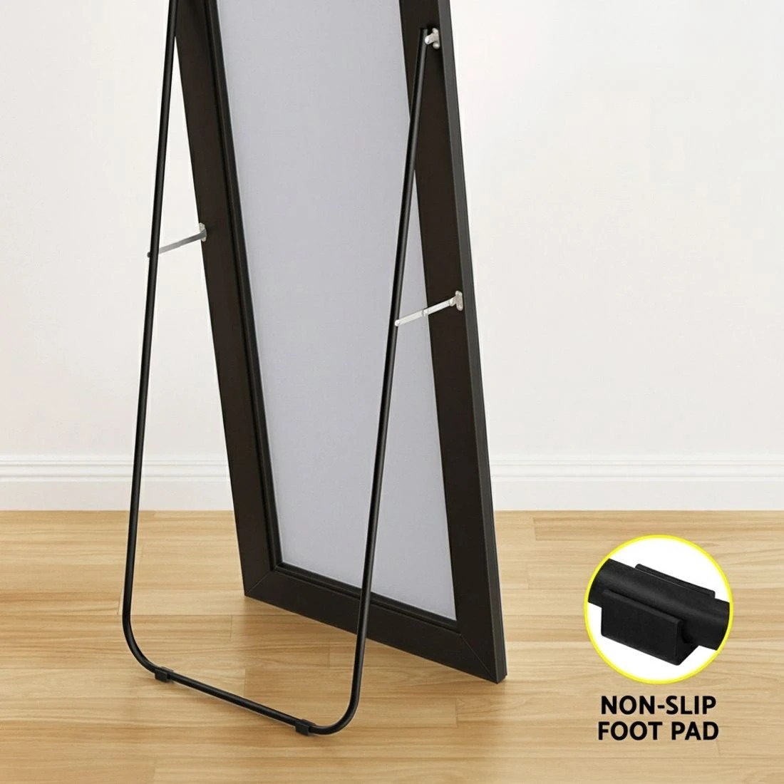 4 Embellir Full-Length Floor Wall Mirrors - Black, 4 of 5