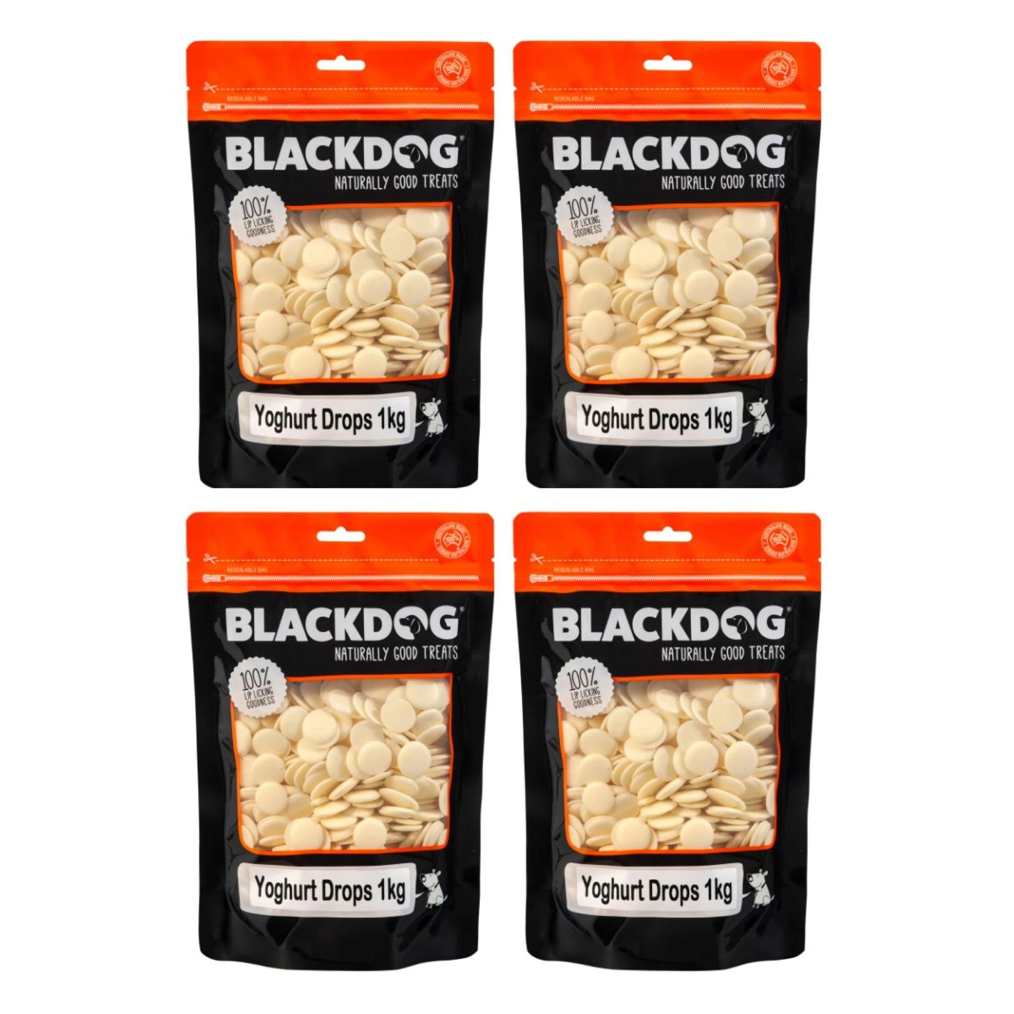 1 Blackdog Yoghurt Drops 1kg x4, 1 of 1