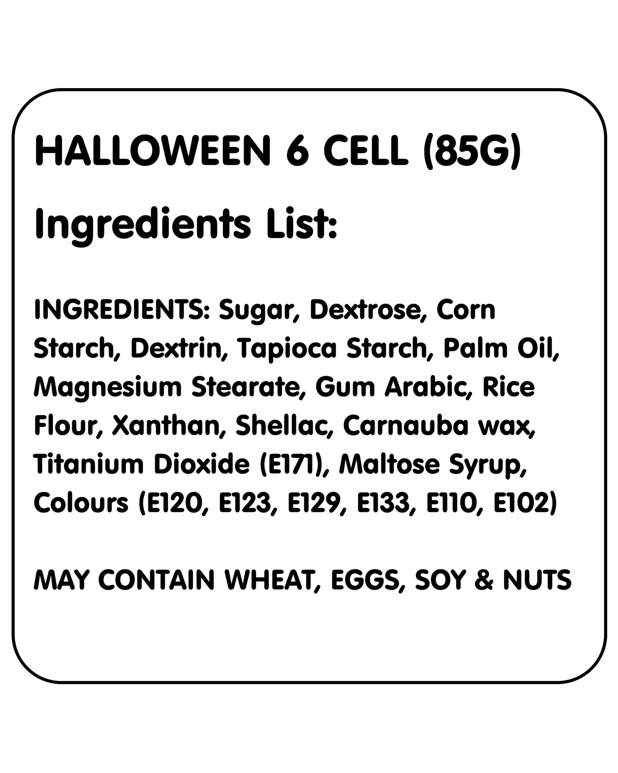 3 Sprinks Halloween 6 Section Mixed Sprinkle Jar 85g - Assorted, 3 of 3