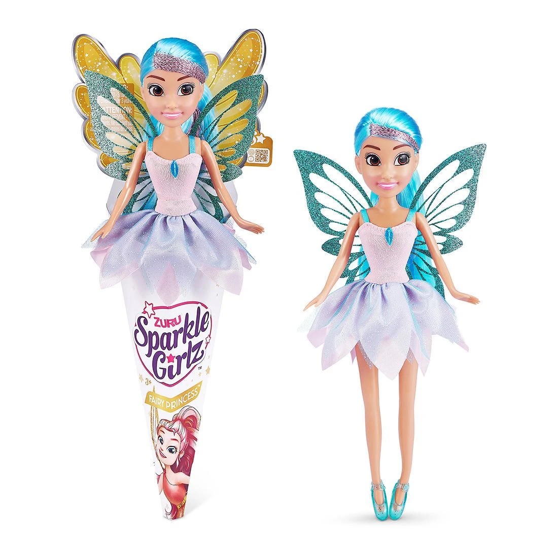 2 Sparkle Girlz Fairy Cone Doll by ZURU - Assorted* - Pink, 2 of 10