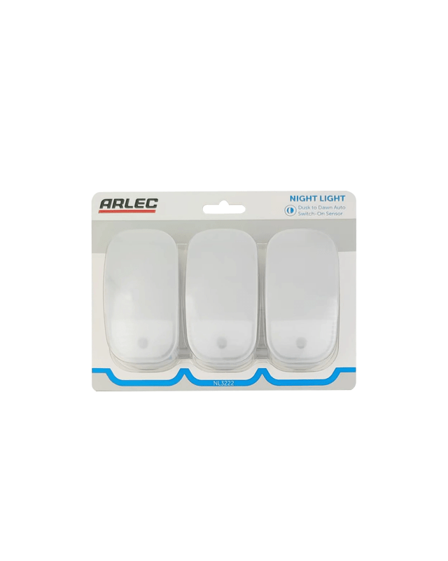 3 Pack Arlec Mini Plug In Night Light with Day Light Se