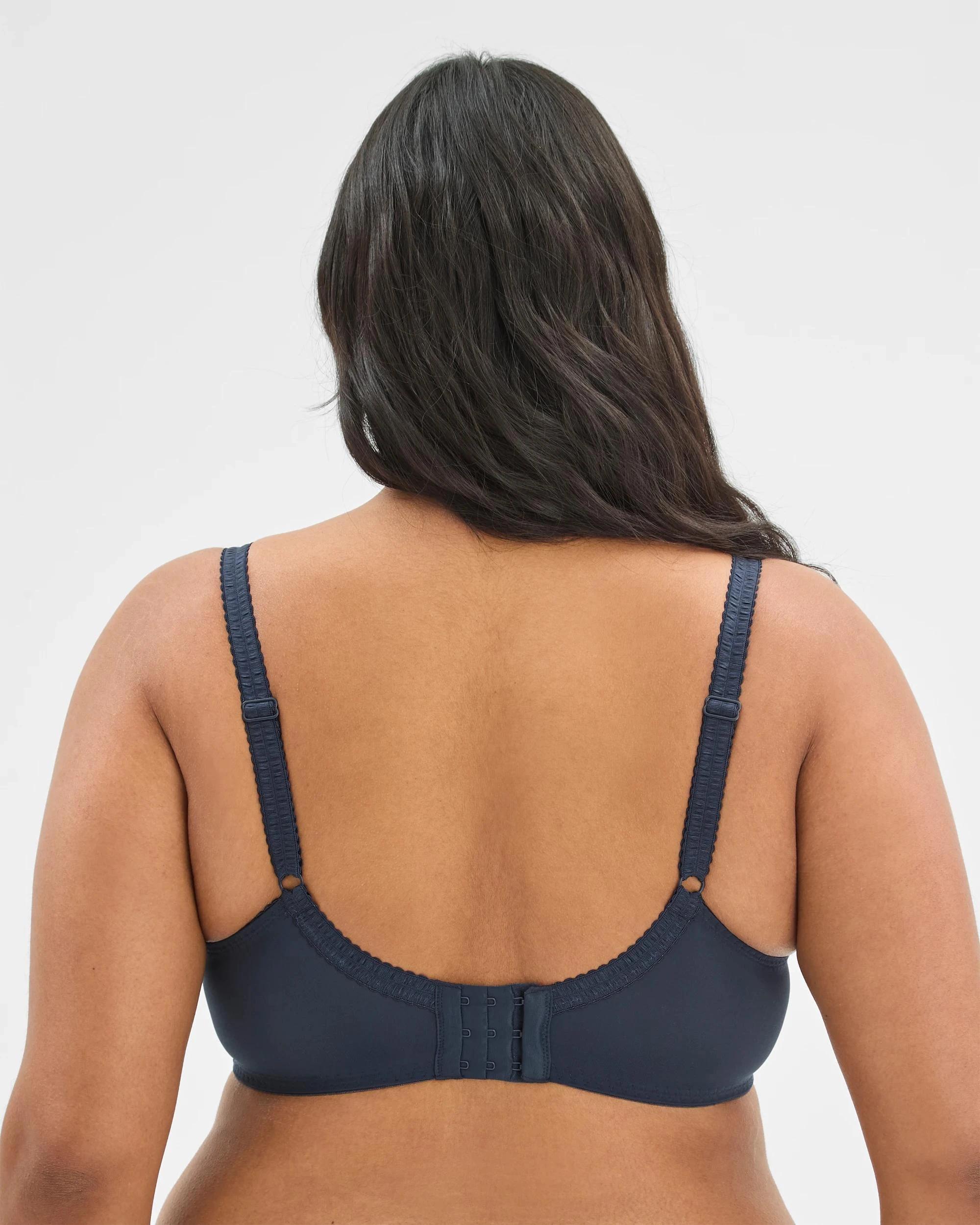 2 Target Woman Plus Size Soft Cup Underwire T-Shirt Bra NAVY BLUE, 2 of 2