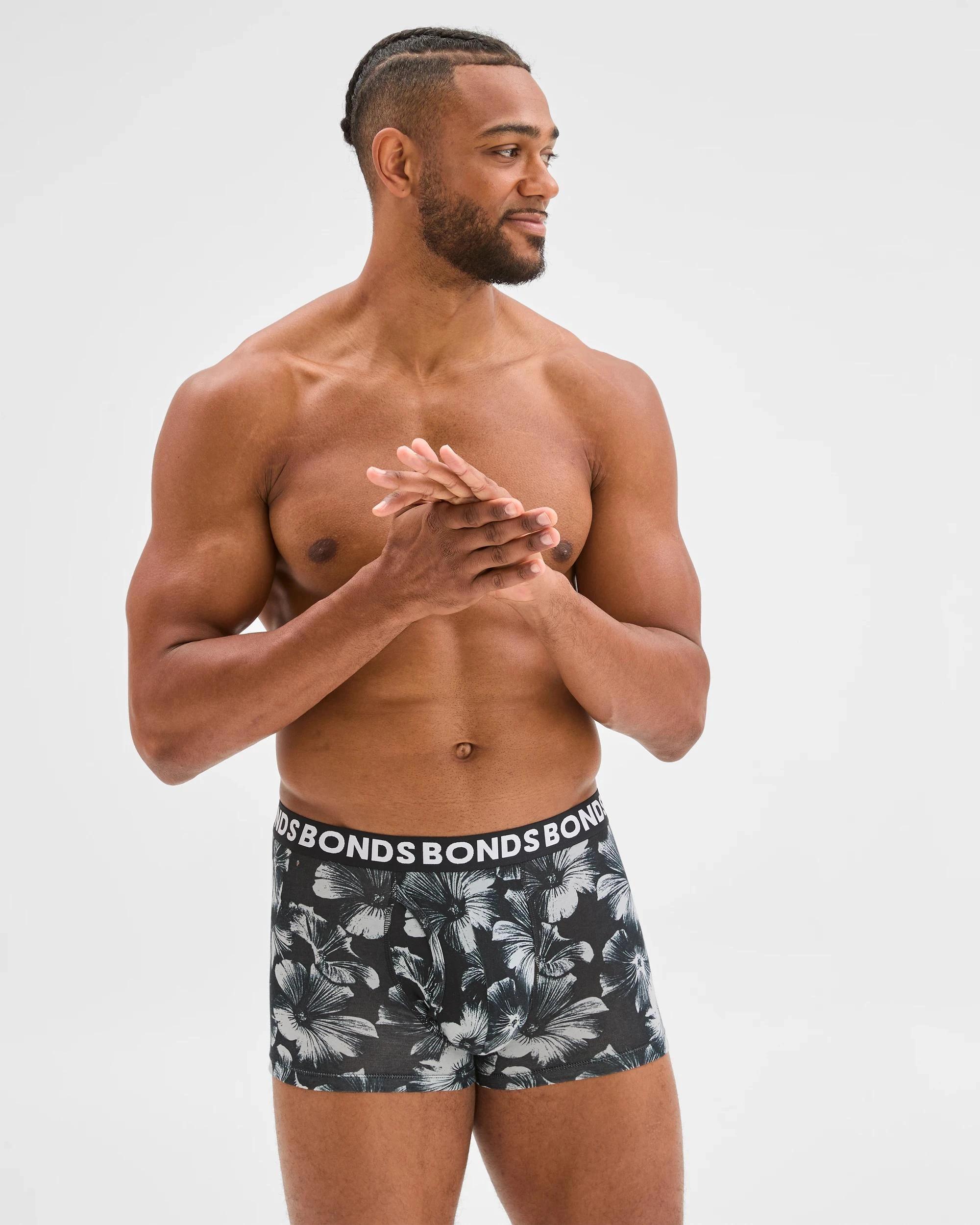 2 Bonds 3 Pack Everyday Trunks NOCTURNAL PETALS, 2 of 4