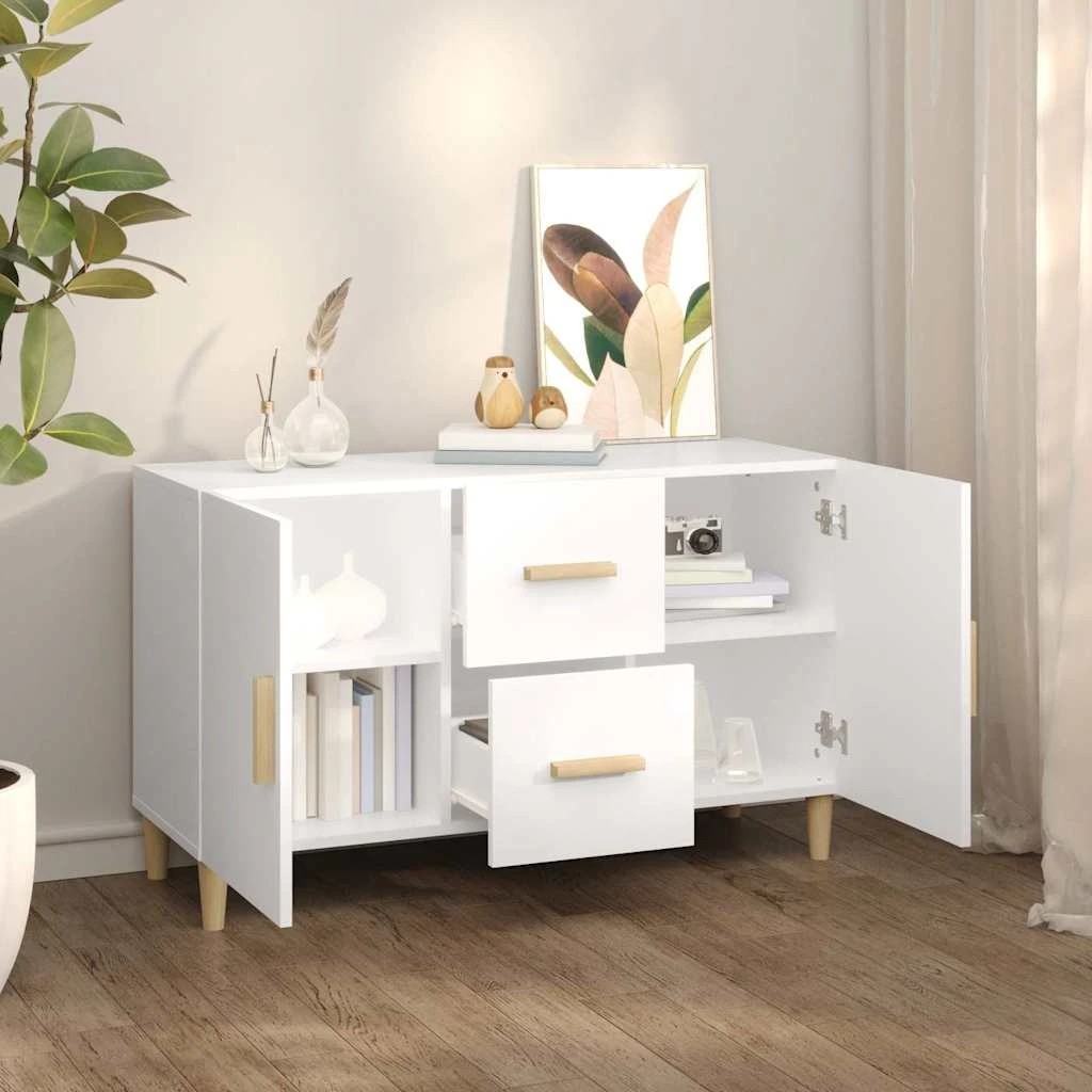 7 vidaXL Sideboard Ample Storage - White, 7 of 10
