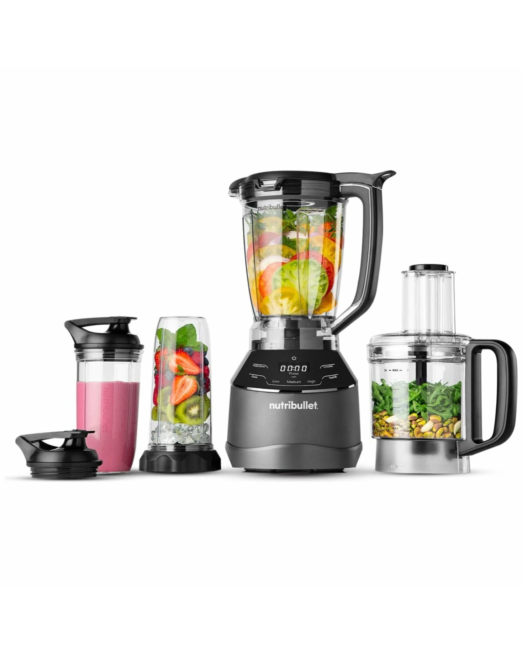1 NUTRIBULLET Triple Prep System Black, 1 of 5