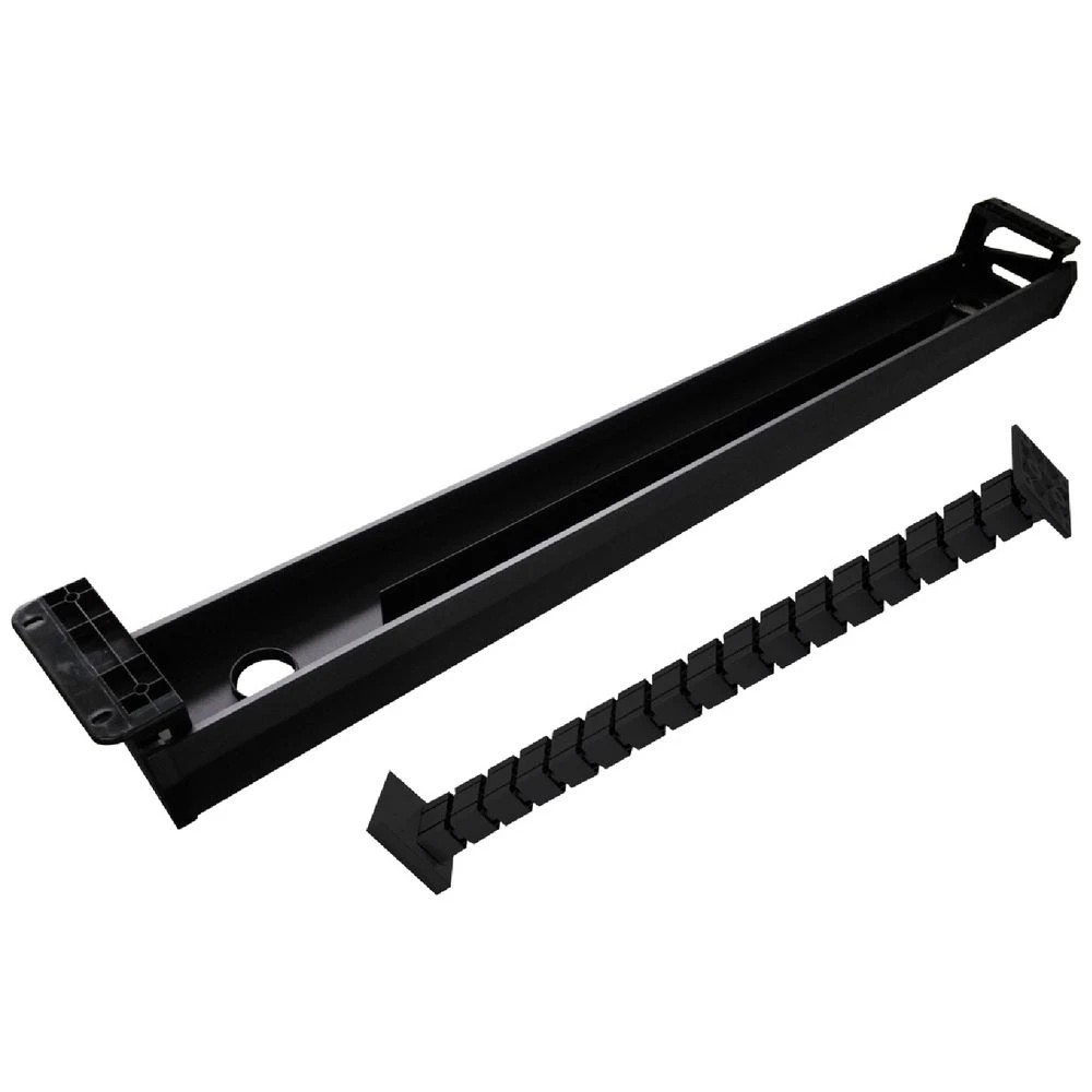 1 Stilford Professional Desk Fixed Cable Tray Black Office Furnishing Accessories Parts, 1 of 1