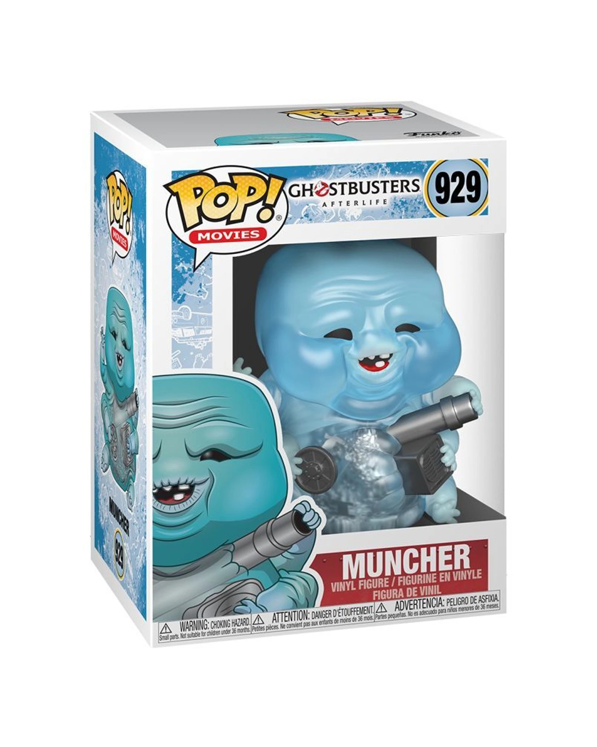 2 Pop Vinyl Figurine Ghostbusters Afterlife - Muncher Pop 10cm Vinyl Toy - Blue, 2 of 3