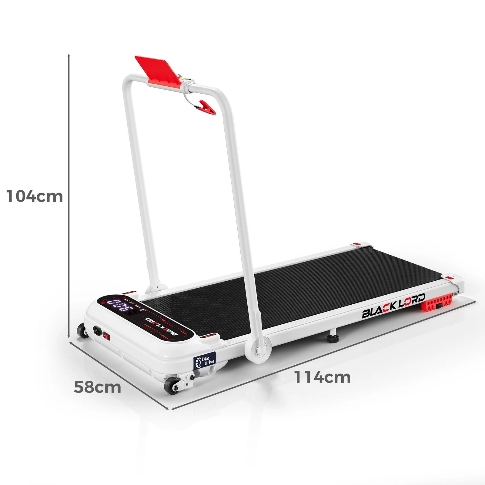 2 Black Lord Treadmill Walking Pad Folding Incline Shock Absorbers 390mm - White, 2 of 10