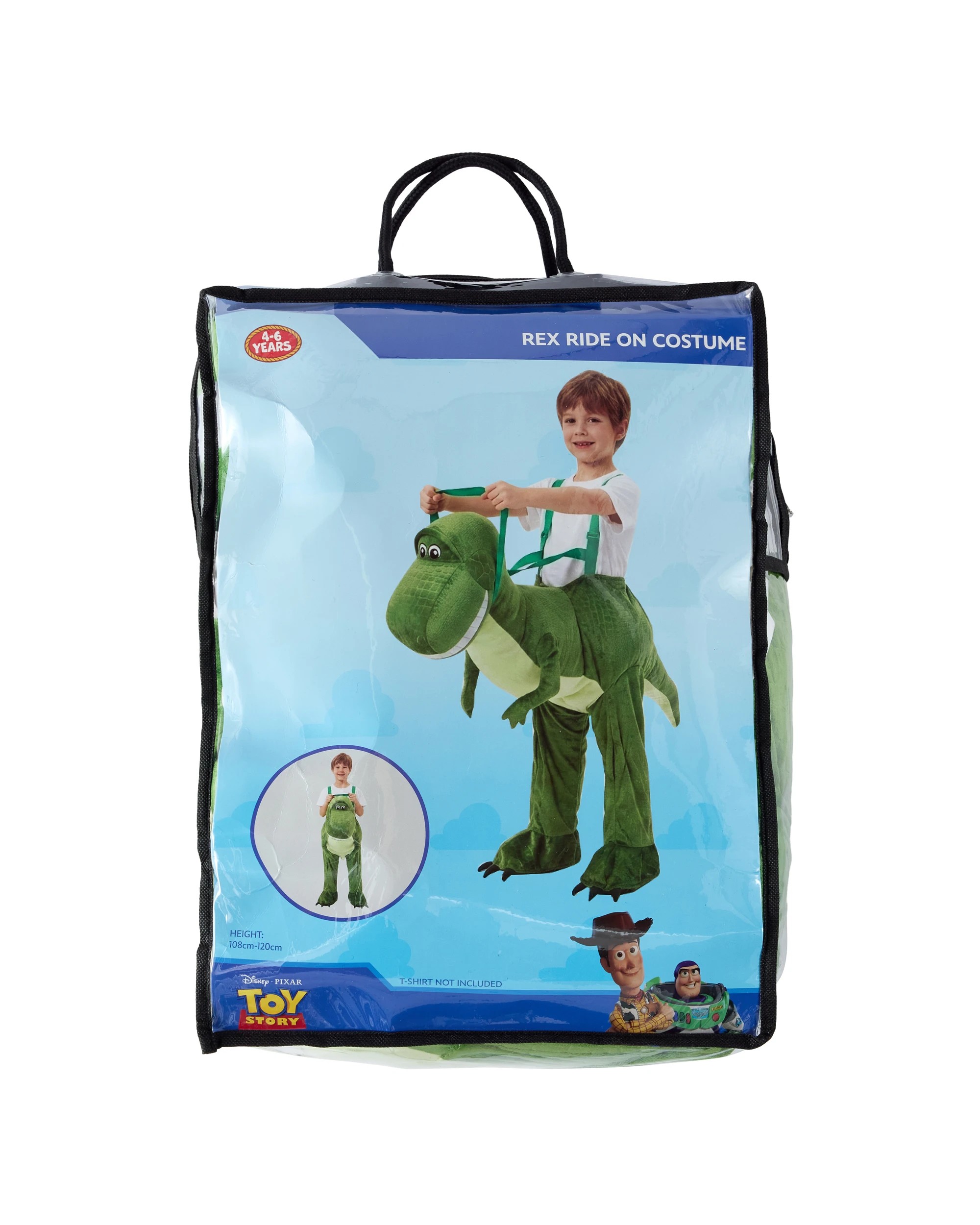 8 Disney Pixar Toy Story Rex Ride-On Costume - Ages 4-6, 8 of 9