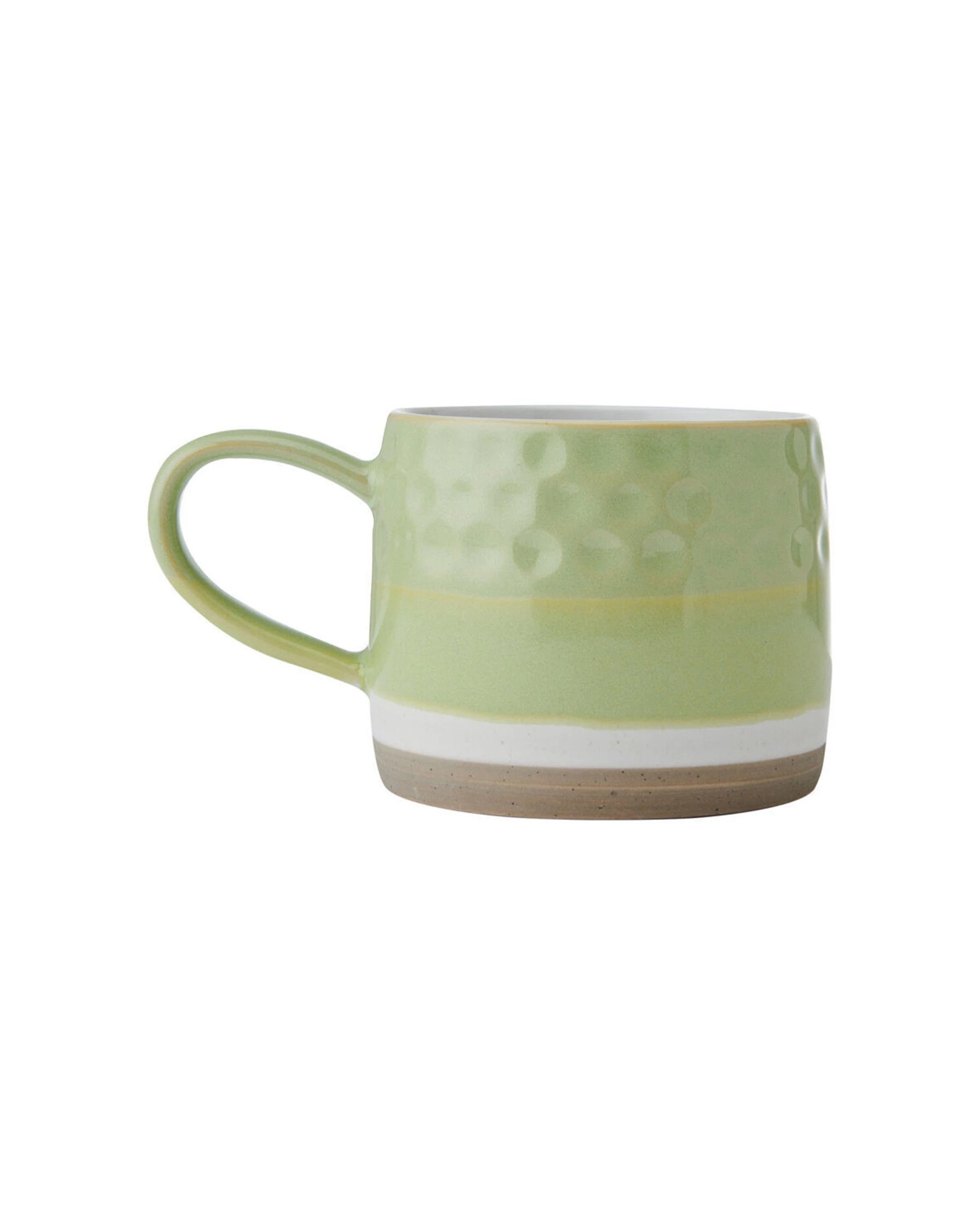 4 Mikasa 4PK Stoneware Coffee Mug Drinkware Textured Ombre 320ml Microwave Dishwasher Safe - Green, 4 of 8