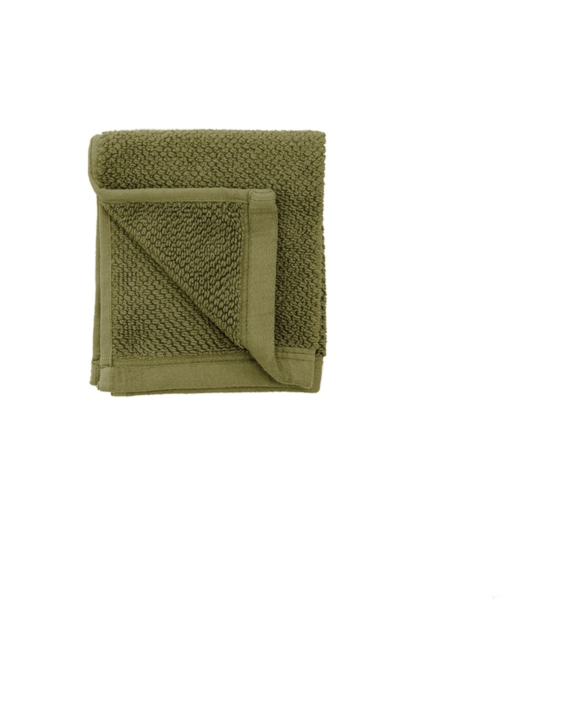 2 Bambury Angove 600gsm Soft Absorbent Cotton Face Washer 12PK 33x33cm - Green, 2 of 5