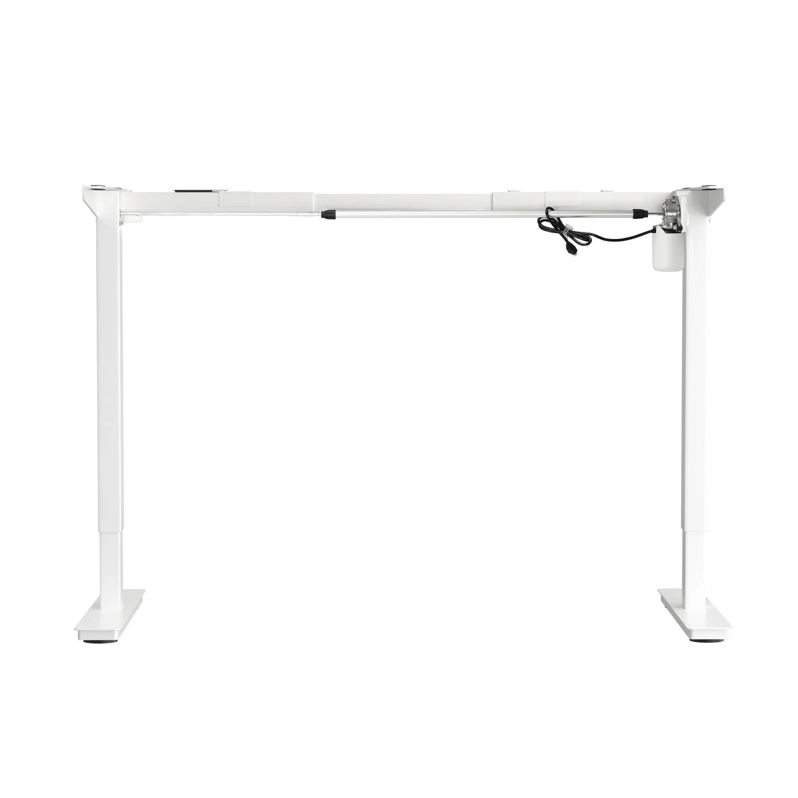 3 Oikiture Electric Standing Desk Frame Single Motor
 - White, 3 of 4