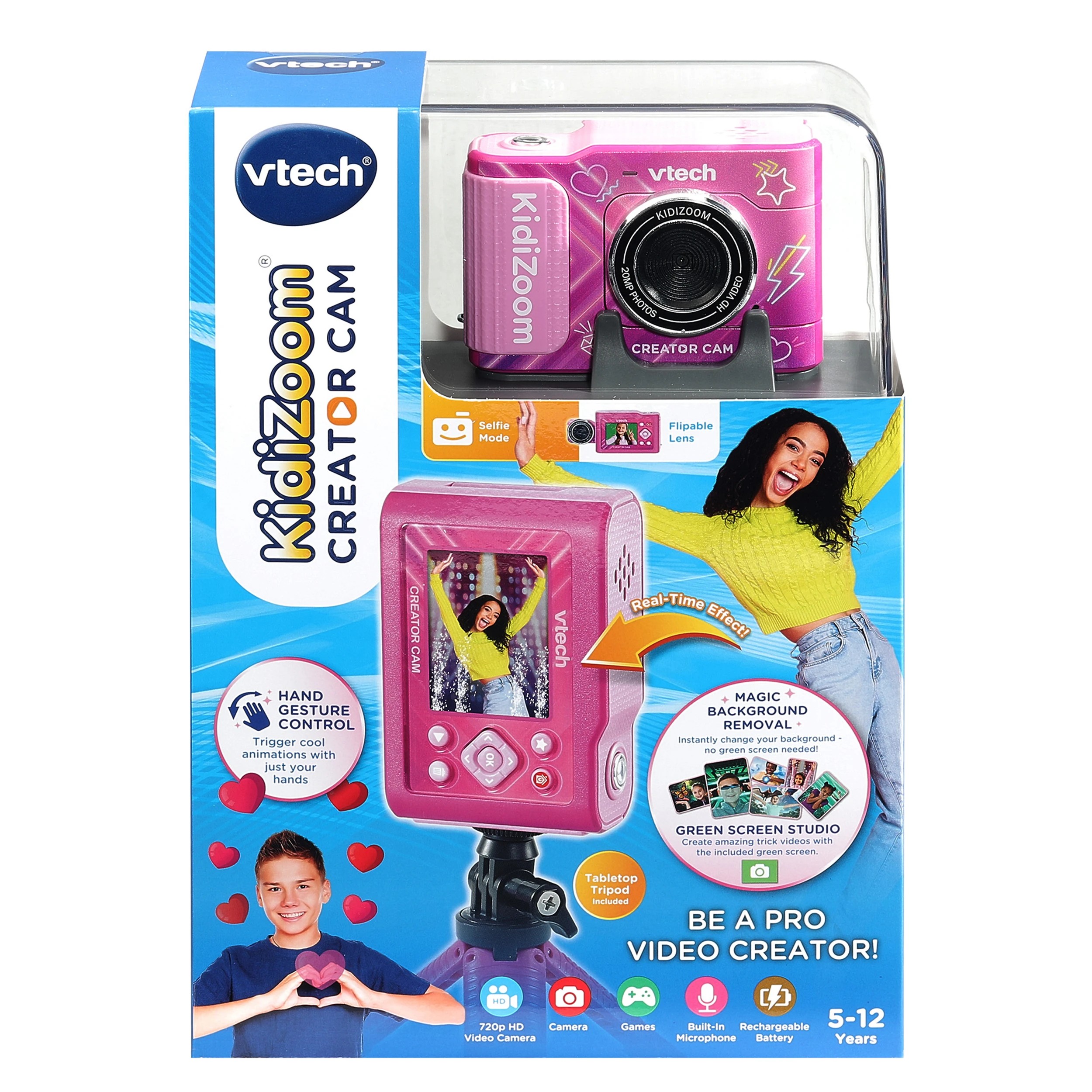 1 VTech KidiZoom Creator Cam - Pink, 1 of 5