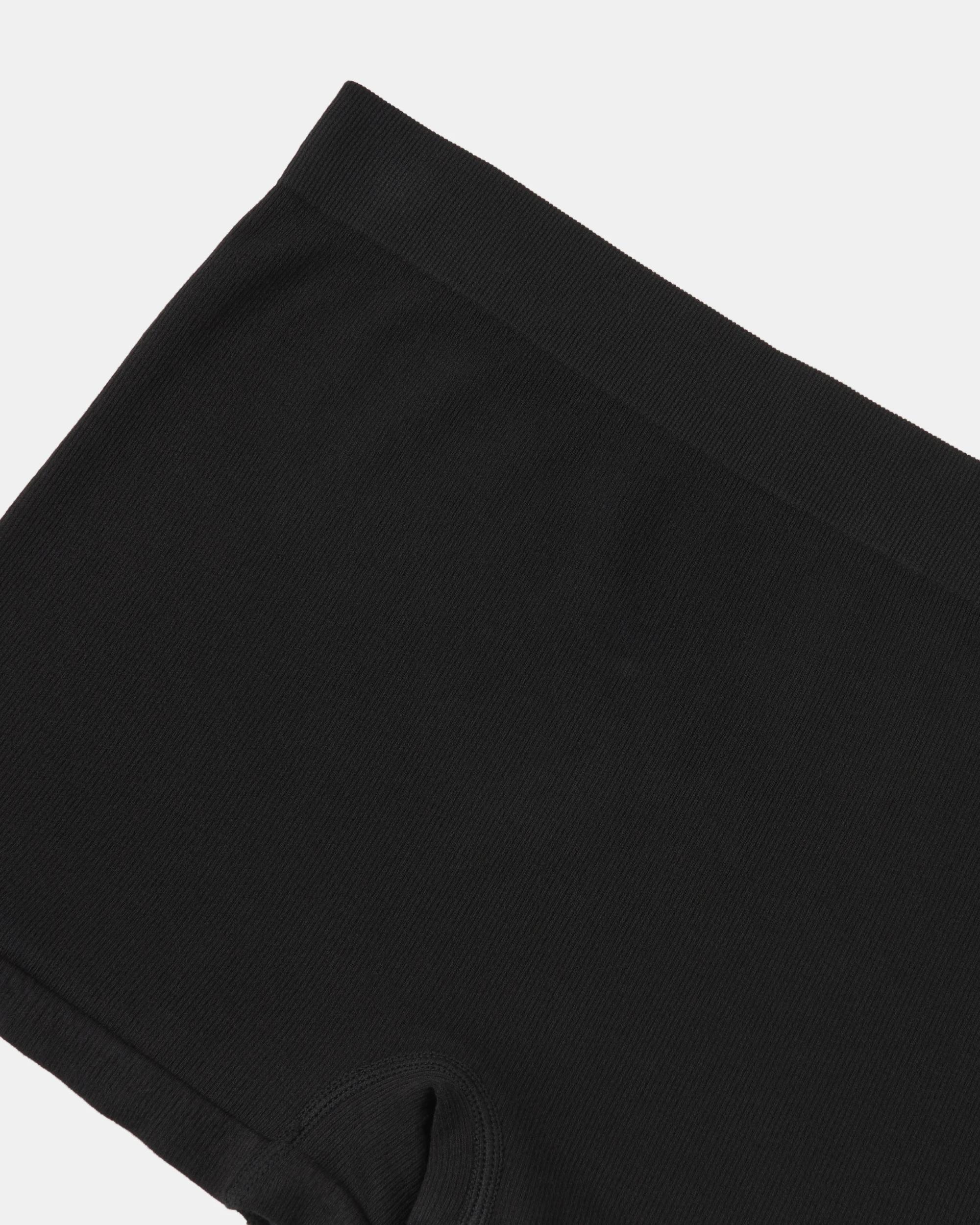 3 3 Pack Bamboo Seamfree Rib Shorties Black, 3 of 3