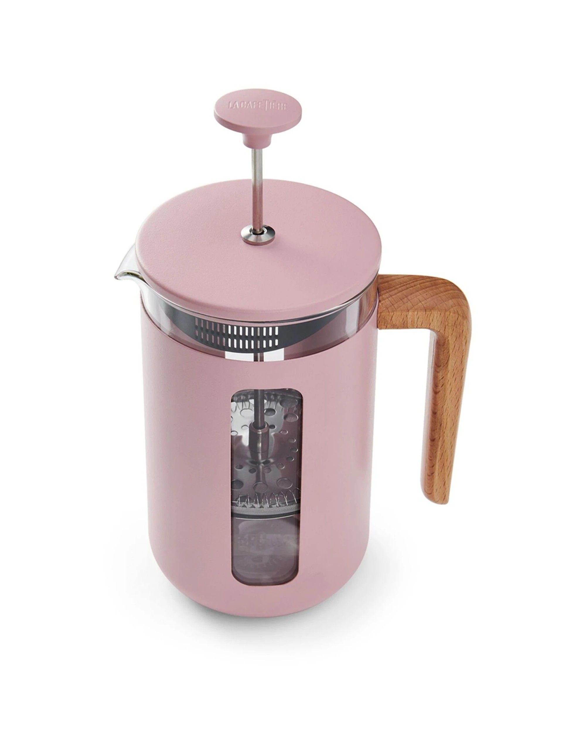 4 La Cafetiere Pisa 8-Cup 1L Stainless Steel Glass Coffee French Press - Pink, 4 of 8