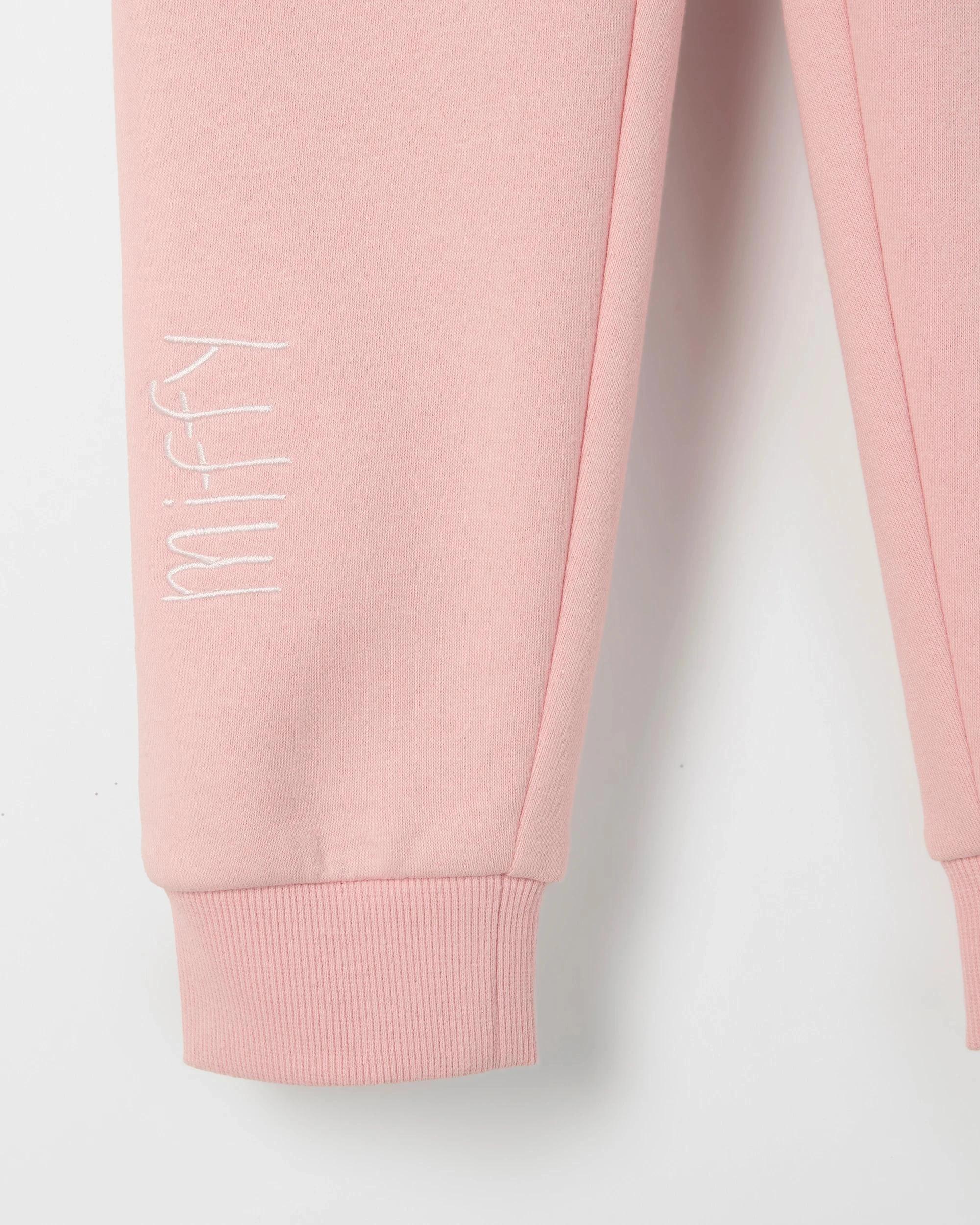 6 Miffy Fleece Embroidered Trackpants PINK, 6 of 6