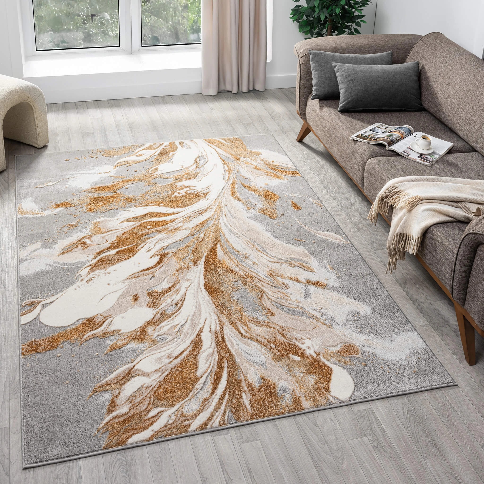 2 La Grace Home Weston Premium Rug - 160x230cm - Terra, 2 of 10