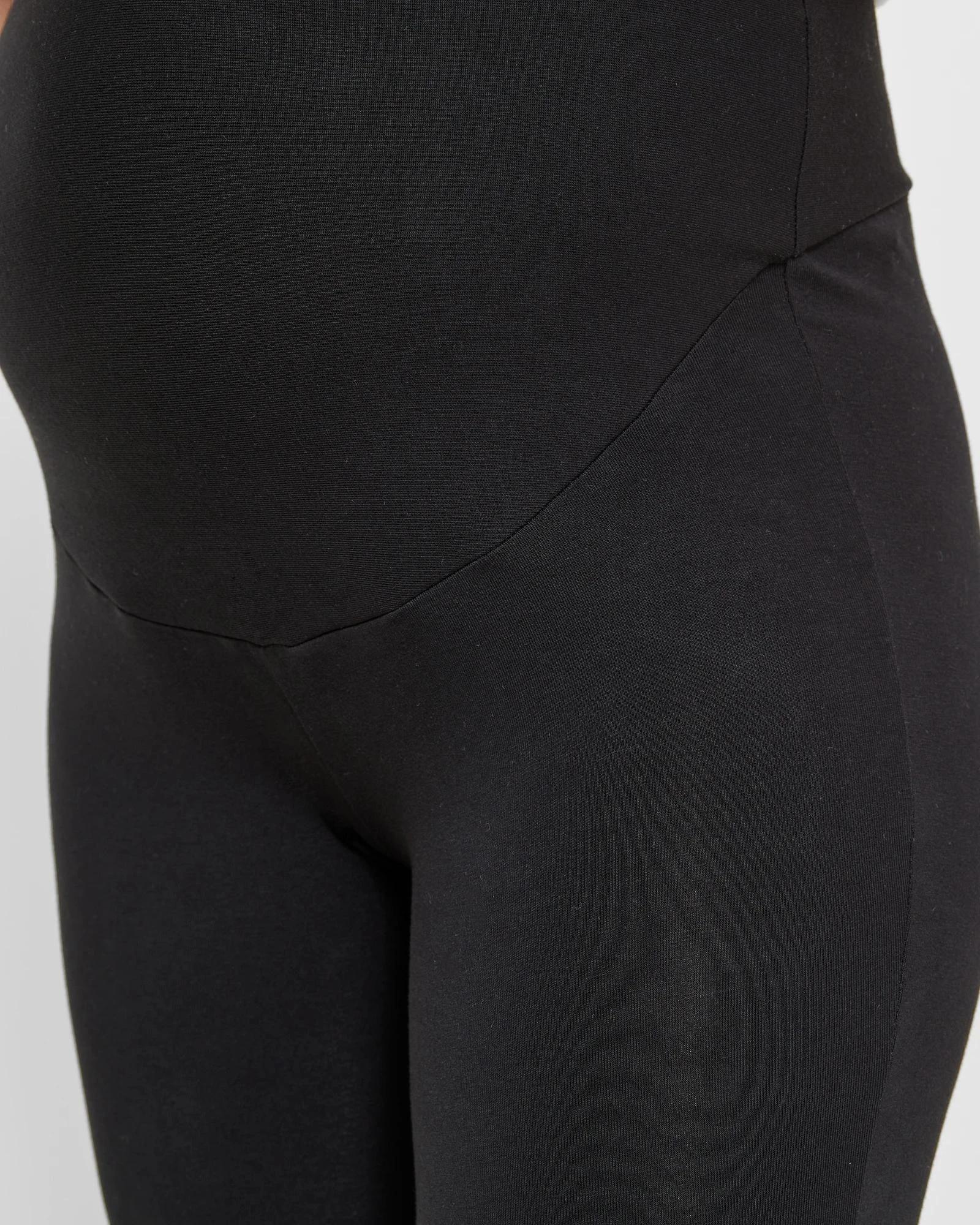 5 Target Maternity Australian Cotton Over The Belly Leggings BLACK, 5 of 5