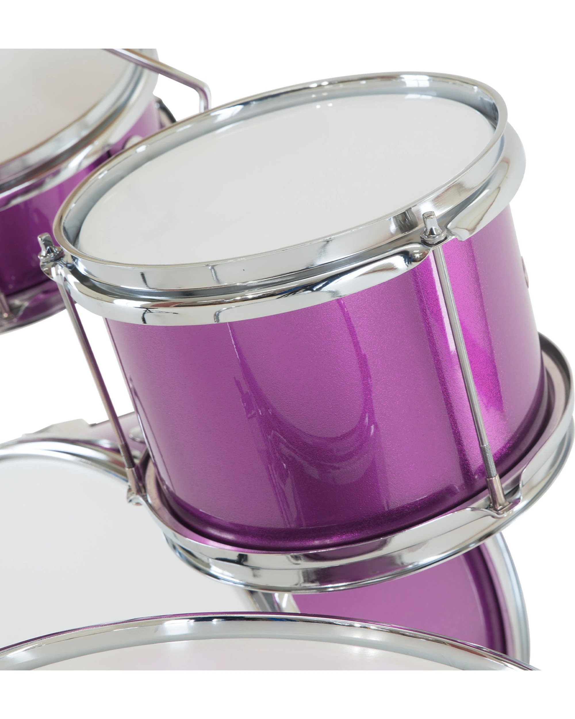 5 Karrera Kids 4pc Drum Set Kit in Purple - Purple, 5 of 6