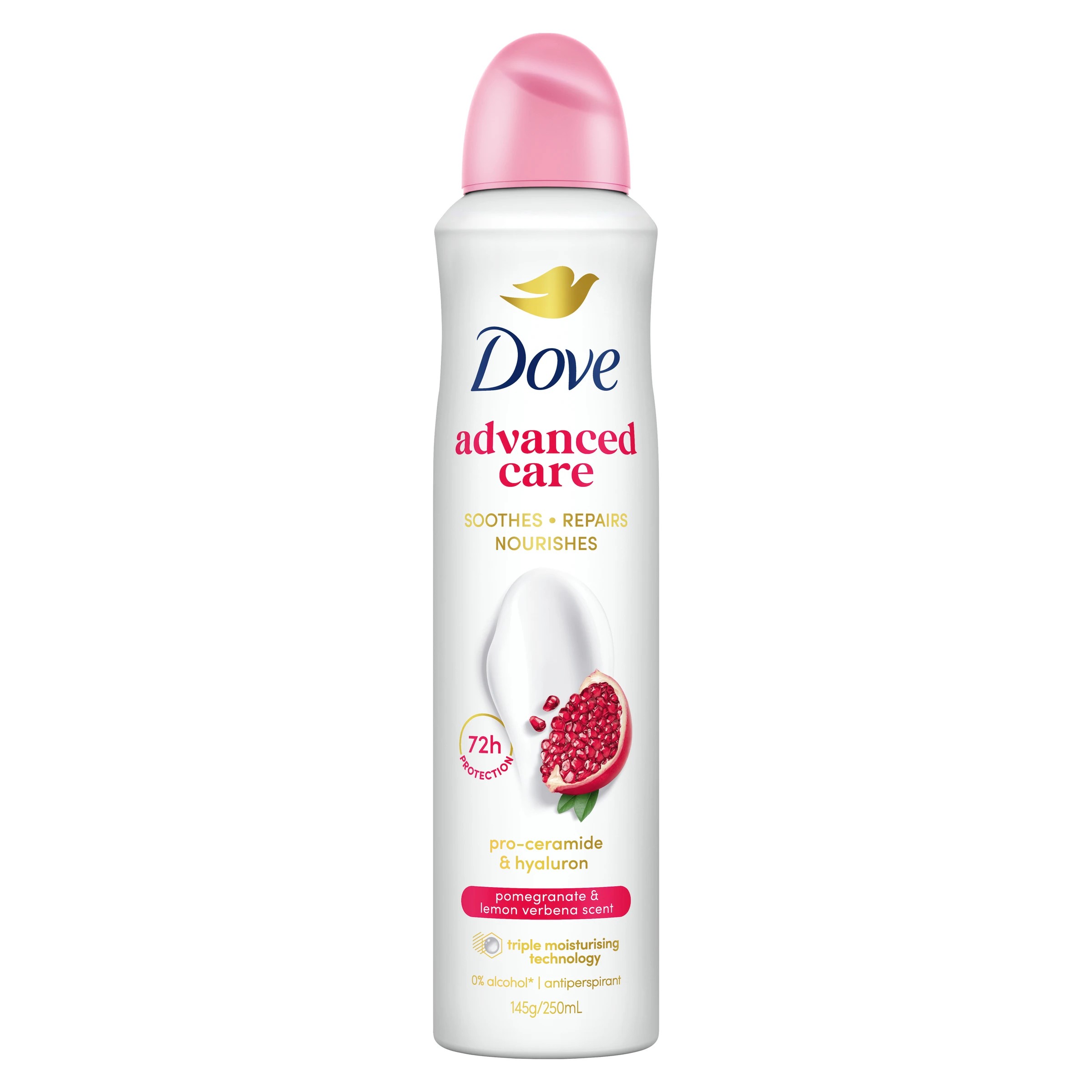 1 Dove Advanced Care Go Fresh Antiperspirant Deodorant 250ml - Pomegranate and Lemon Verbena Scent, 1 of 6