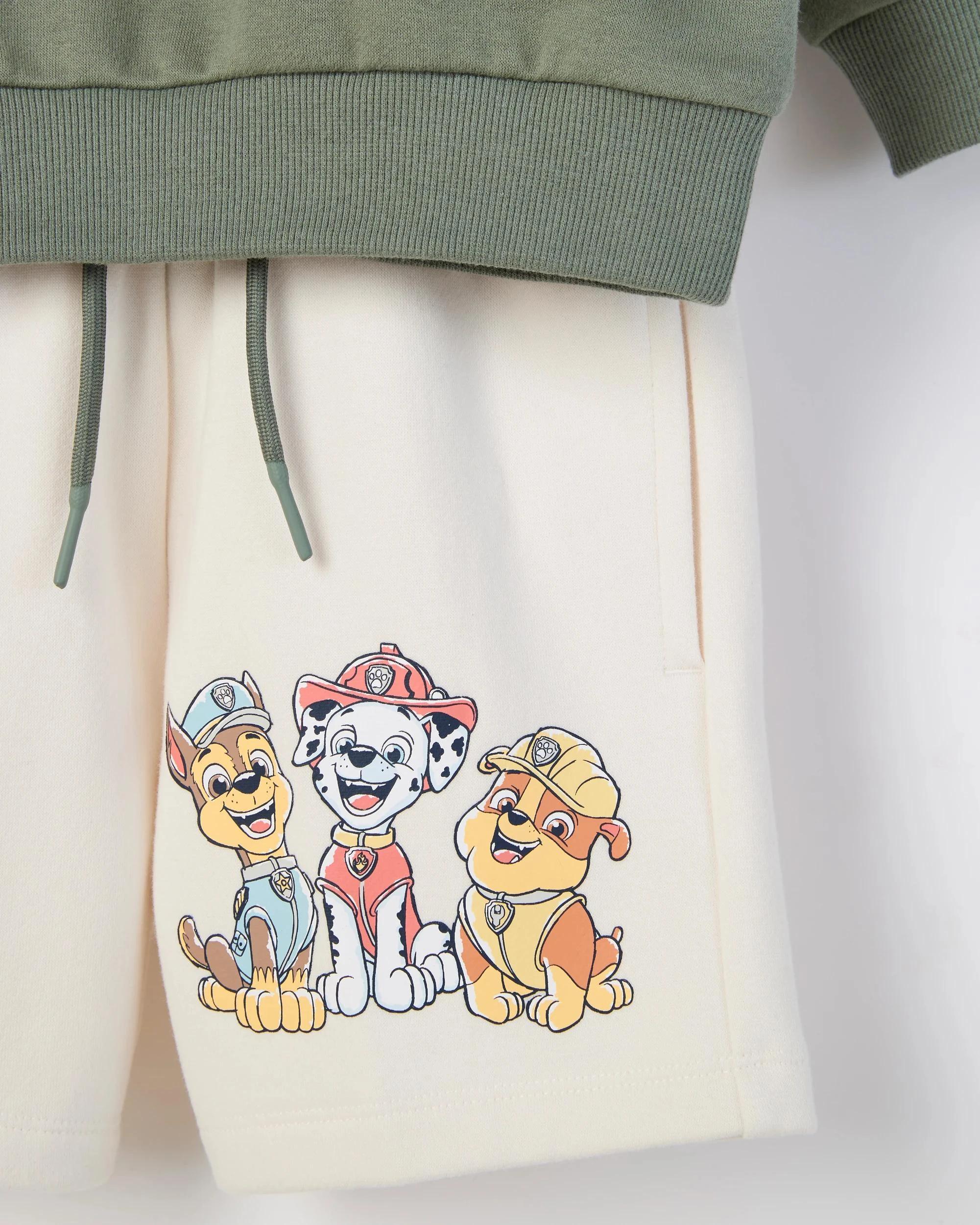 3 Paw Patrol Australian Cotton Blend Sweat Top and Shorts Set PAW PATROL, 3 of 3