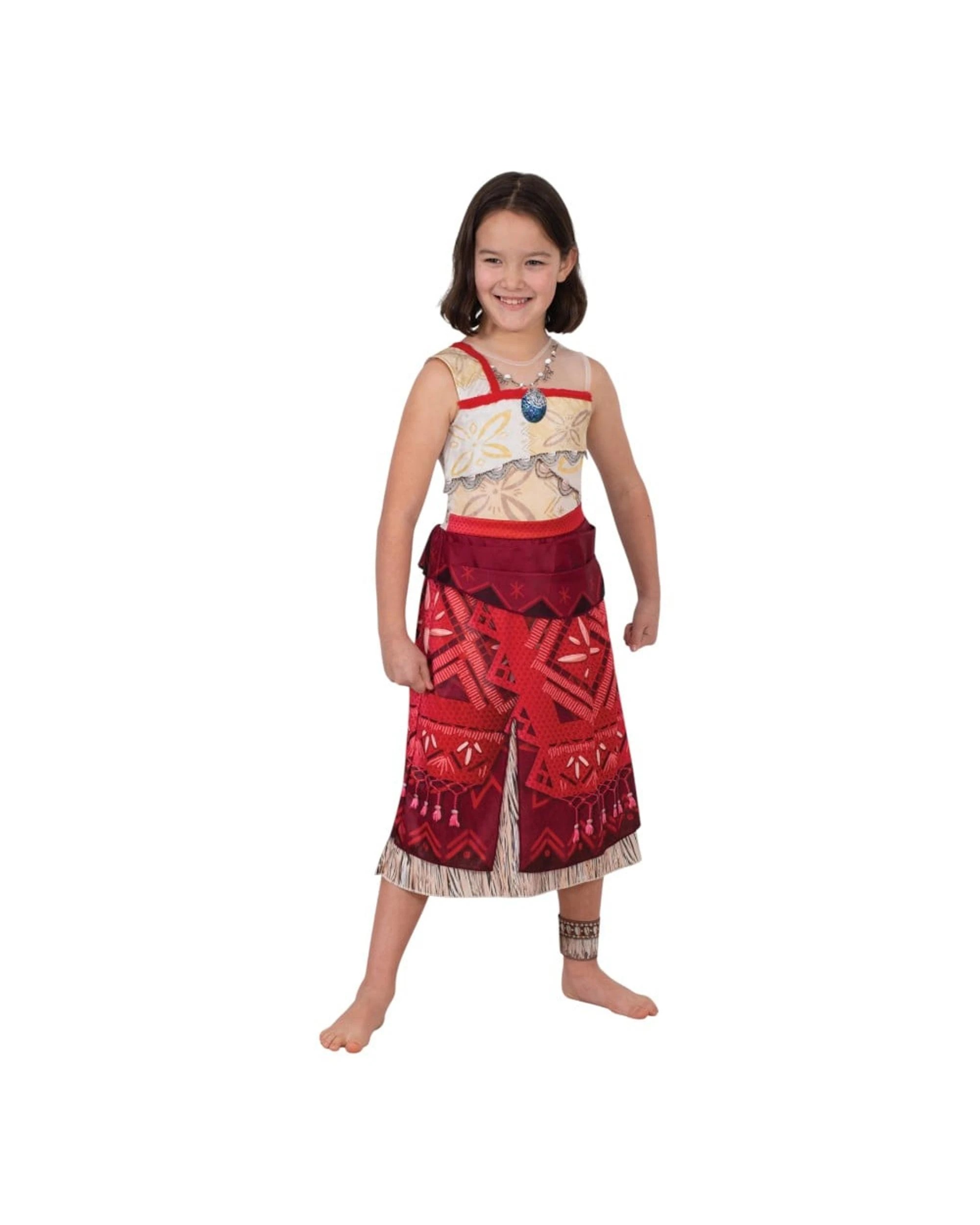 1 Disney Moana 2 Moana Deluxe Costume Size 3-5 Years, 1 of 5