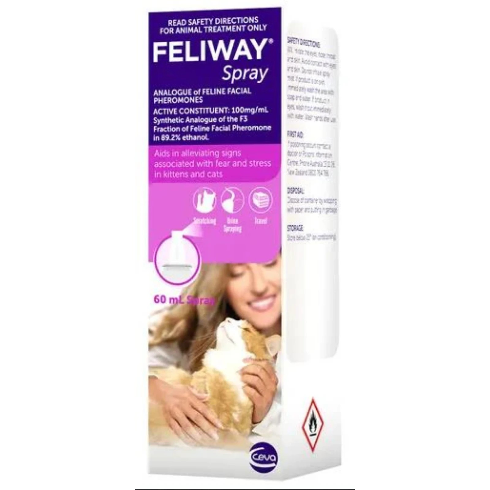 2 Feliway Spray For Cats 60ml, 2 of 2