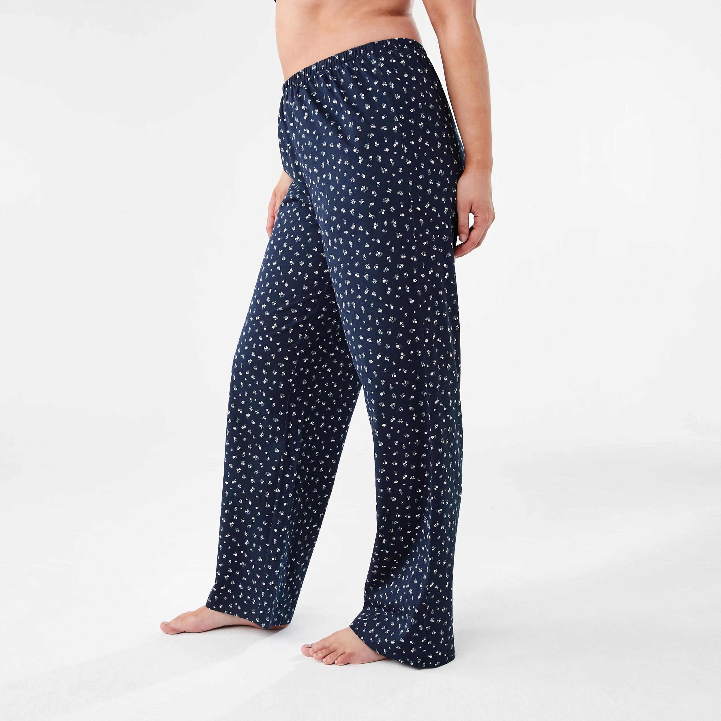 2 Print Knit Pants DITSY NAVY BLAZER, 2 of 4