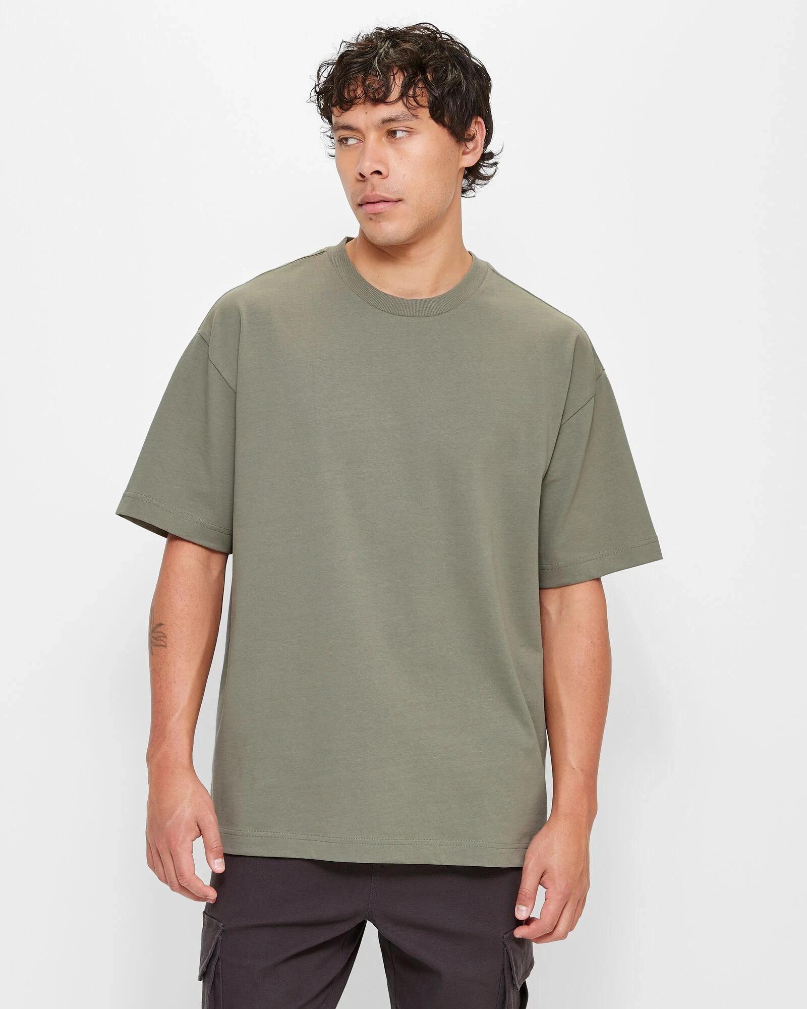 1 Heavy Core Oversized T-Shirt - Commons SEA SPRAY, 1 of 4