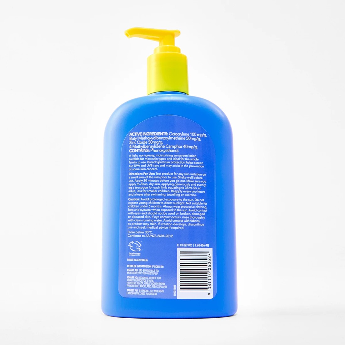 3 OXX Skincare SPF 50+ Sport Sunscreen 500ml - Zinc and Aloe Vera, 3 of 10