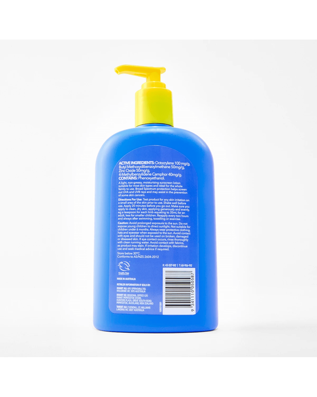 3 OXX Skincare SPF 50+ Sport Sunscreen 500ml - Zinc and Aloe Vera, 3 of 10