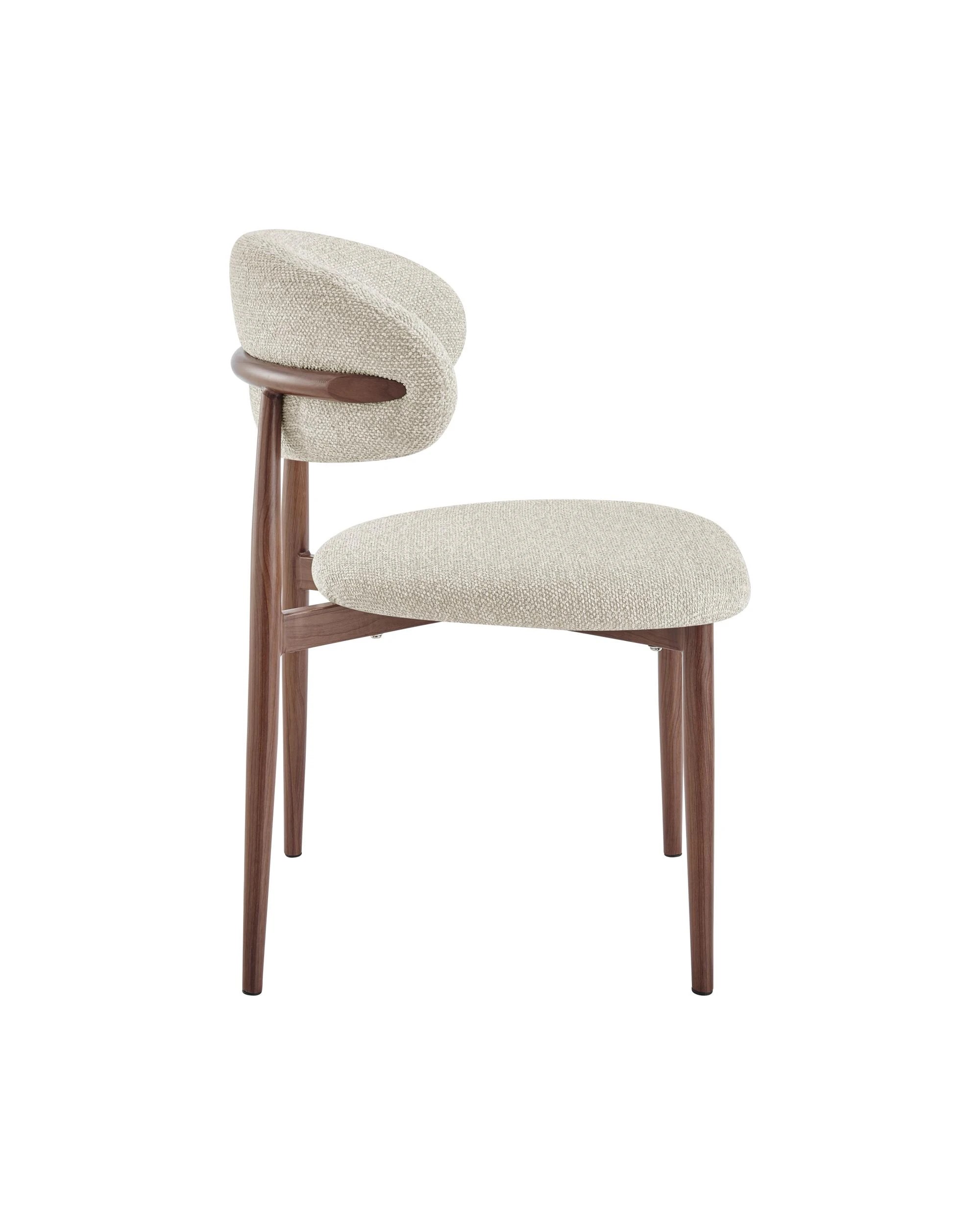 4 Kodu Dining Chairs Pair (Set of 2) - Beige, 4 of 10