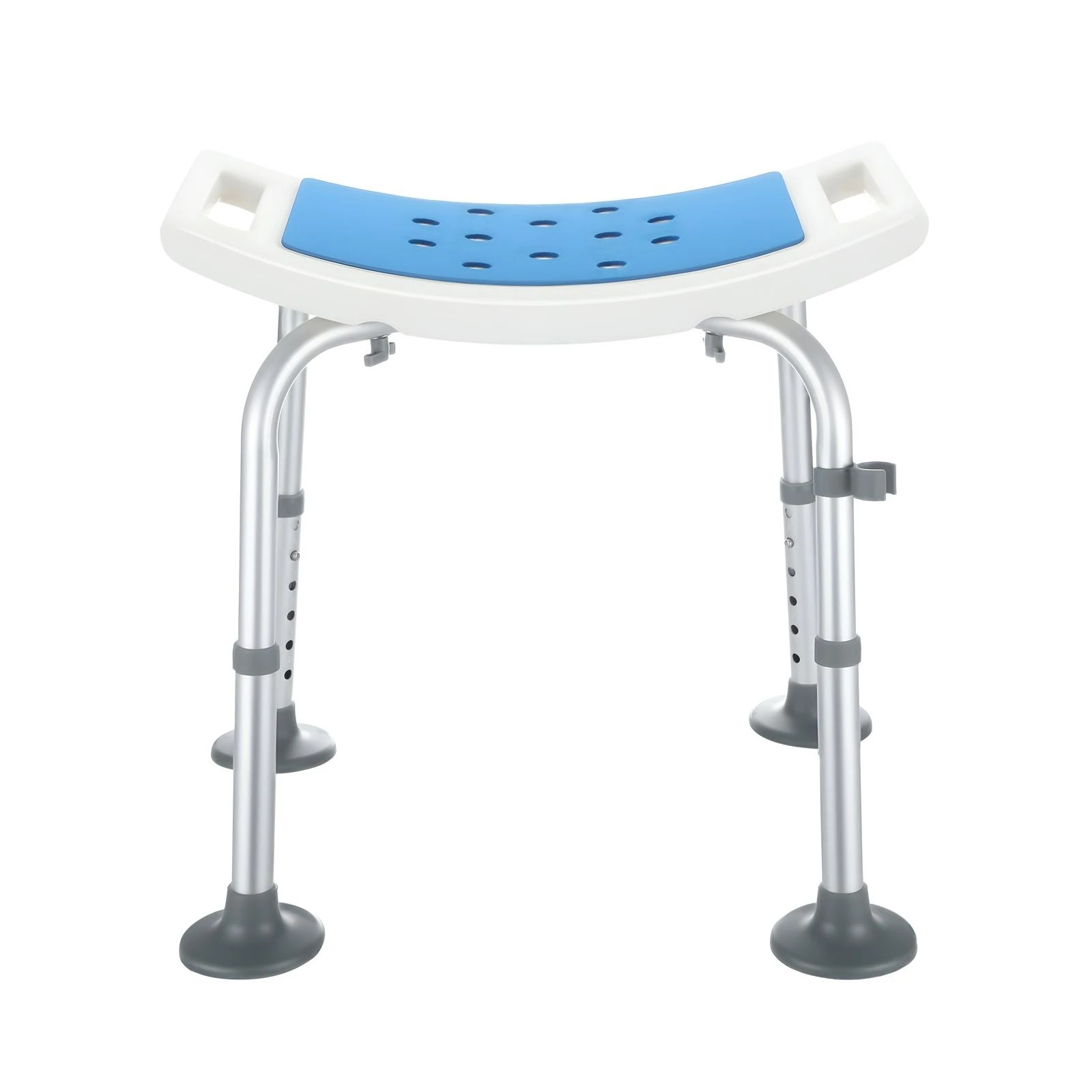 4 Ausway Adjustable Shower Chair Bathroom Stool Bath Seat Medical Mobility Aid for Elderly Disabled 150kg, 4 of 6