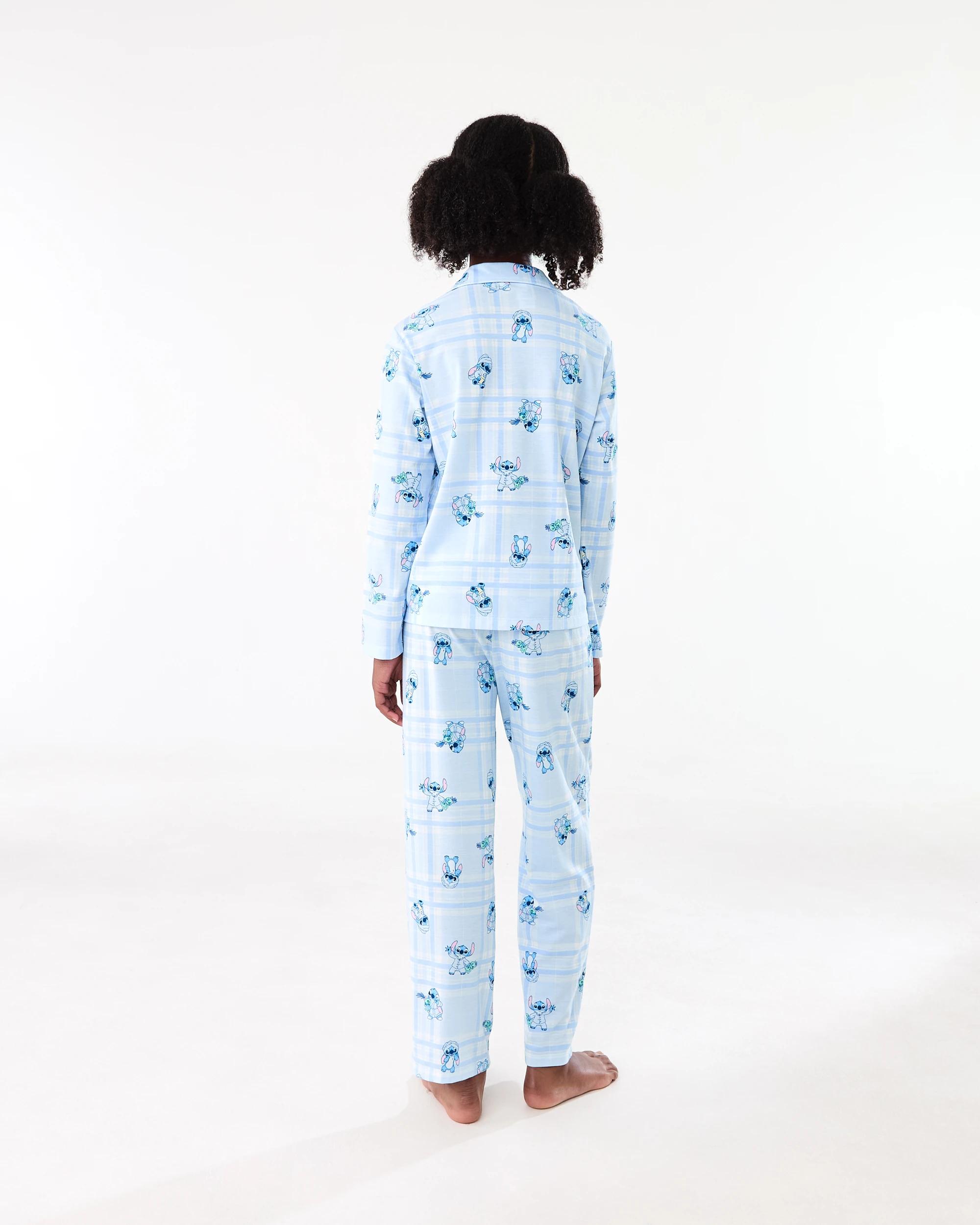 2 Disney Lilo & Stitch License Button Down Pyjama Set Stitch, 2 of 7