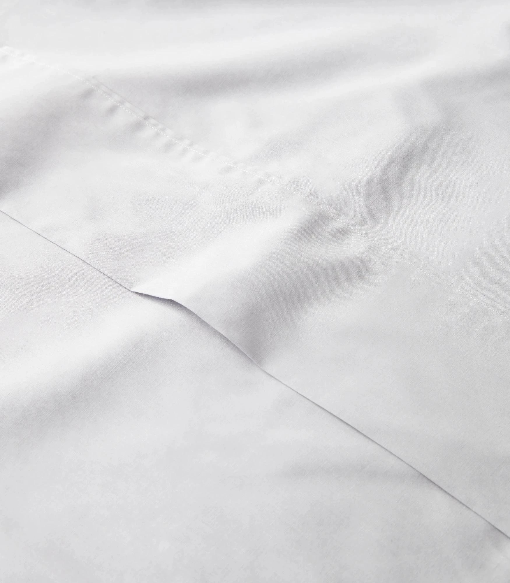 2 Target Australian Cotton 250 Thread Count Flat Sheet - Queen Bed - Grey, 2 of 2