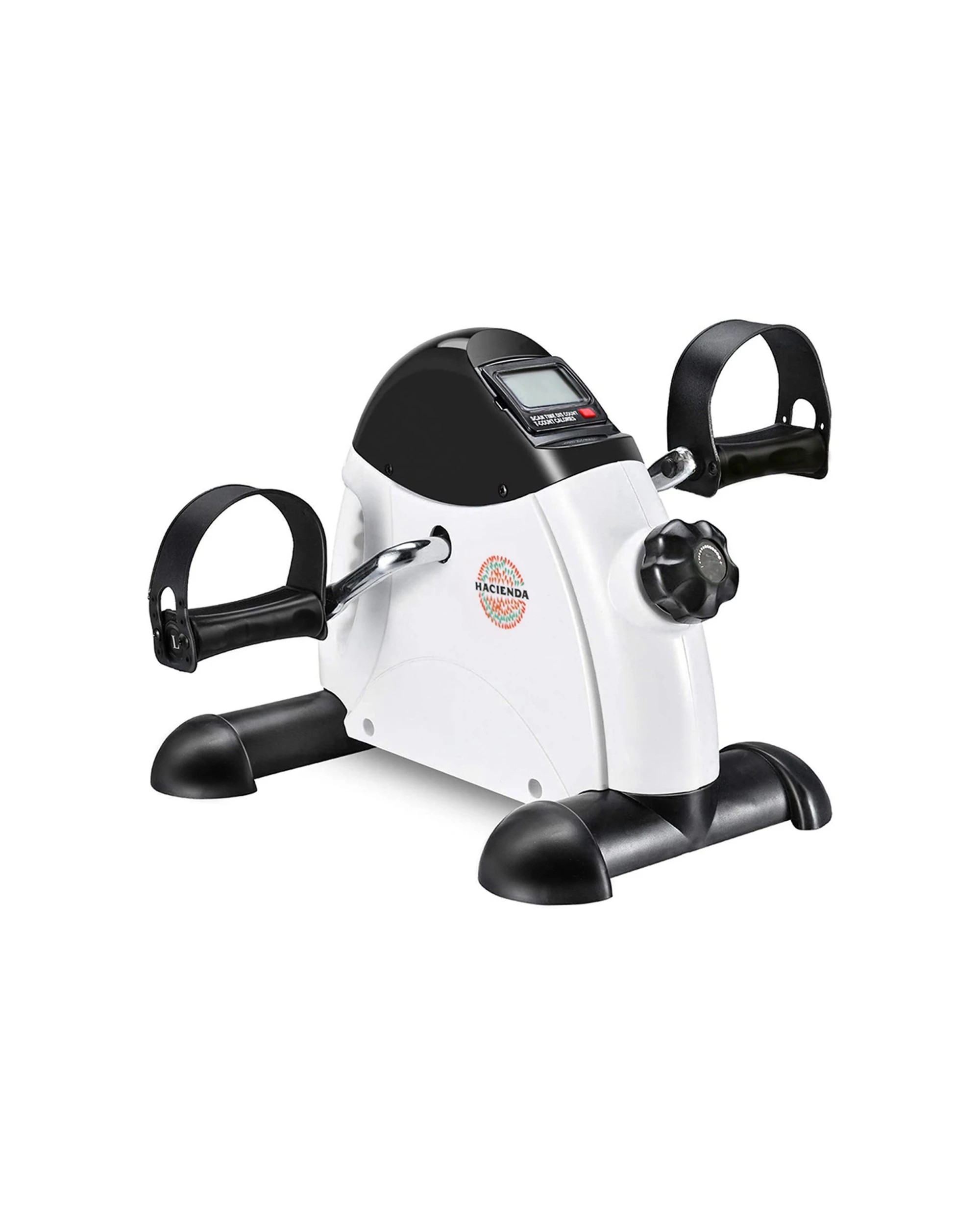 7 Hacienda Pedal Exerciser Portable Design LCD Monitor Adjustable Tension - White, 7 of 8