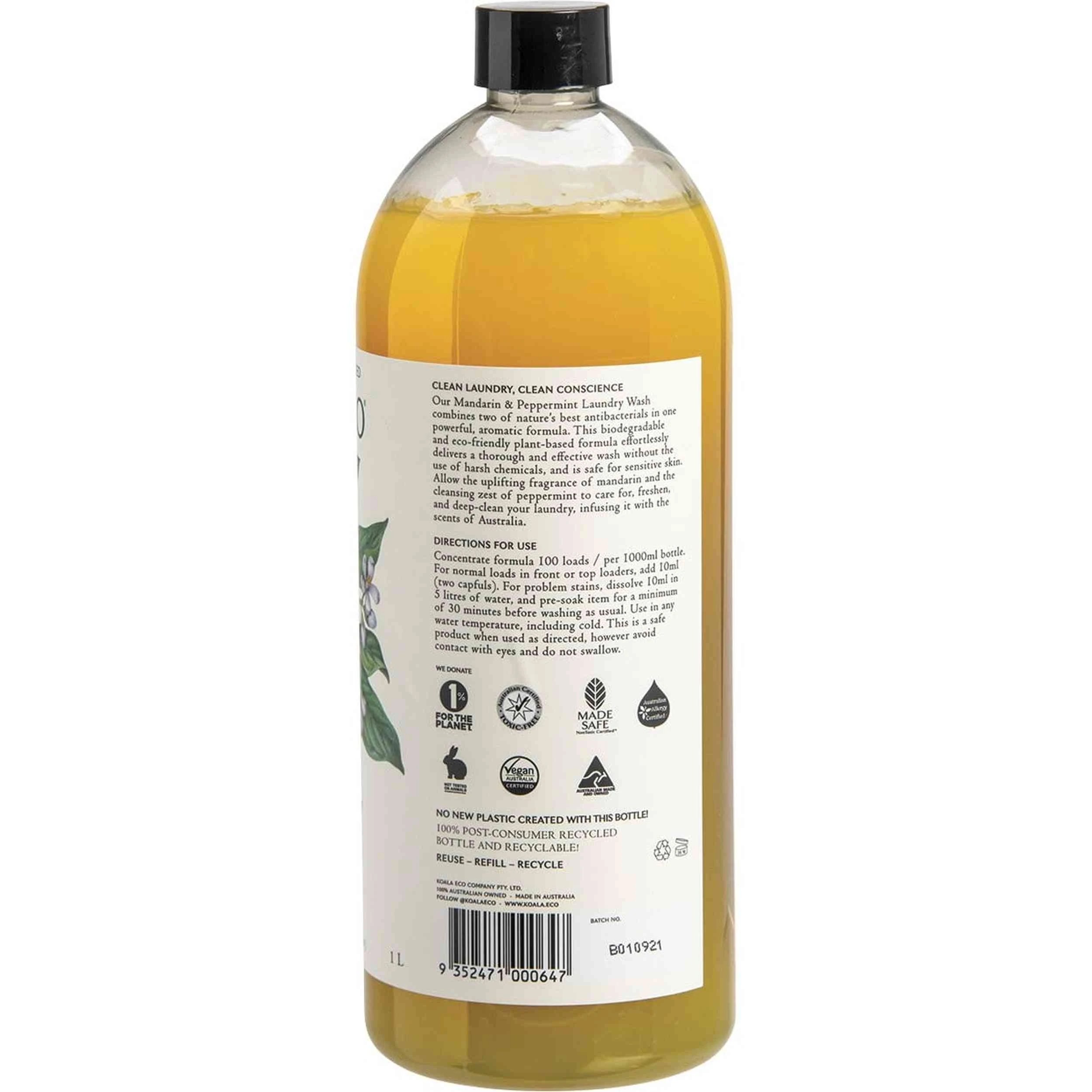 3 KOALA ECO Laundry Wash Mandarin & Peppermint 1L, 3 of 3