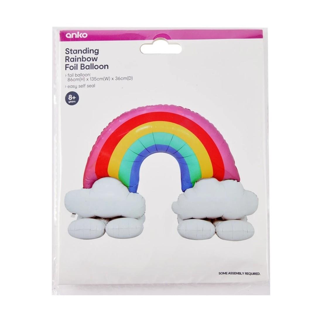 3 Standing Rainbow Foil Balloon, 3 of 3