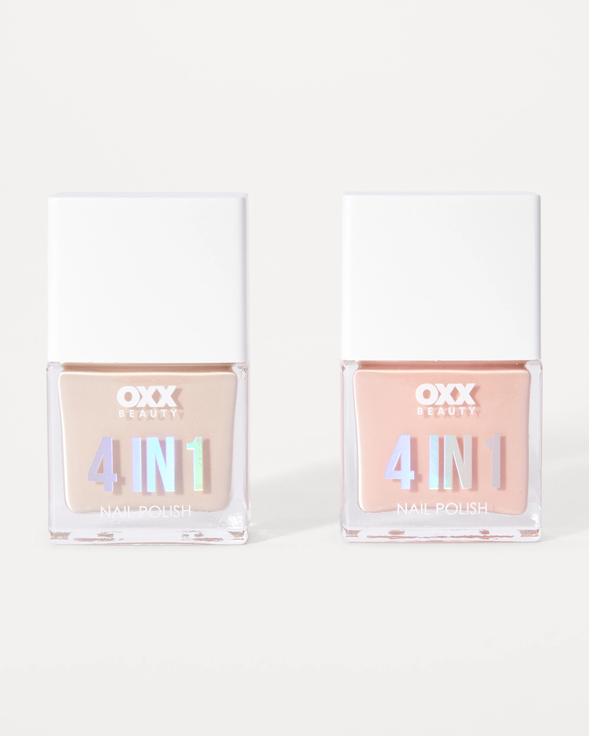 2 OXX Beauty 4-in-1 Nail Polish Duo - Basic Nudes, 2 of 6
