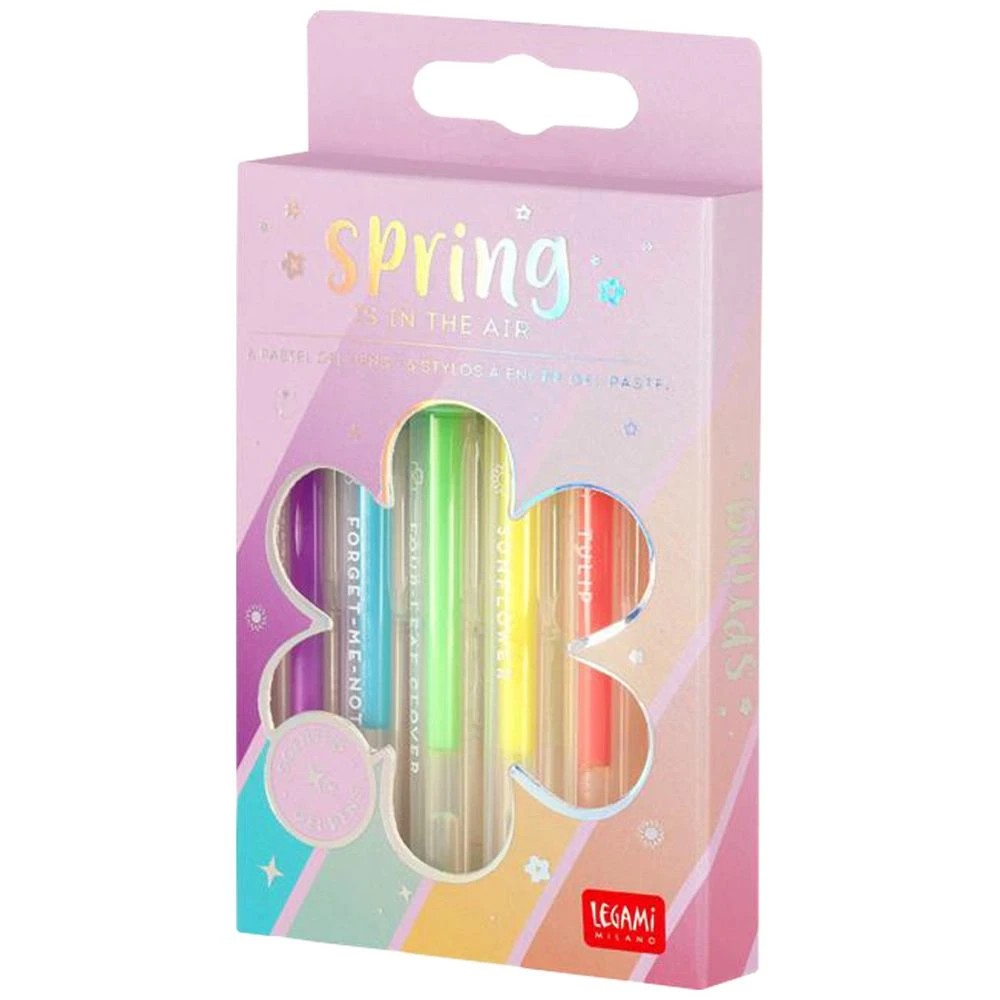 1 Legami Mini Pastel Gel Pen 6 Pack, 1 of 3