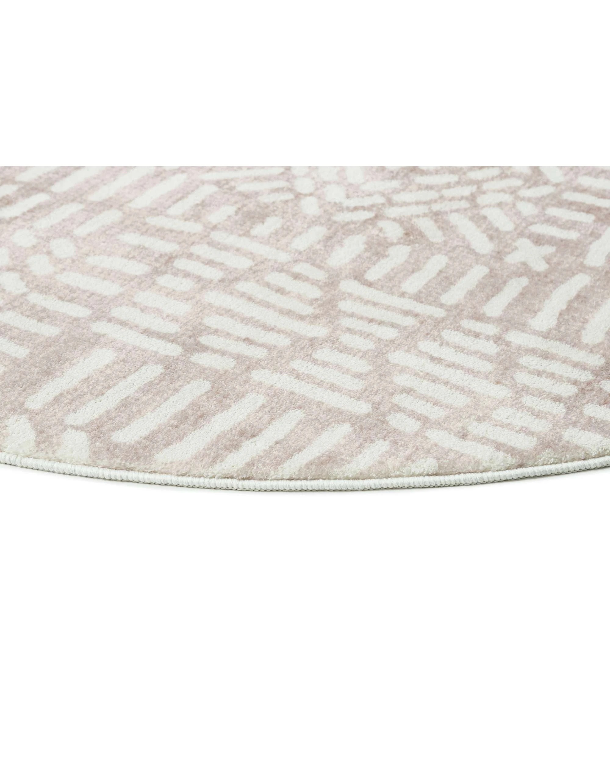3 Loopsie Kati Tribal Washable Round Rug-240cm x 240cm - Brown, 3 of 5