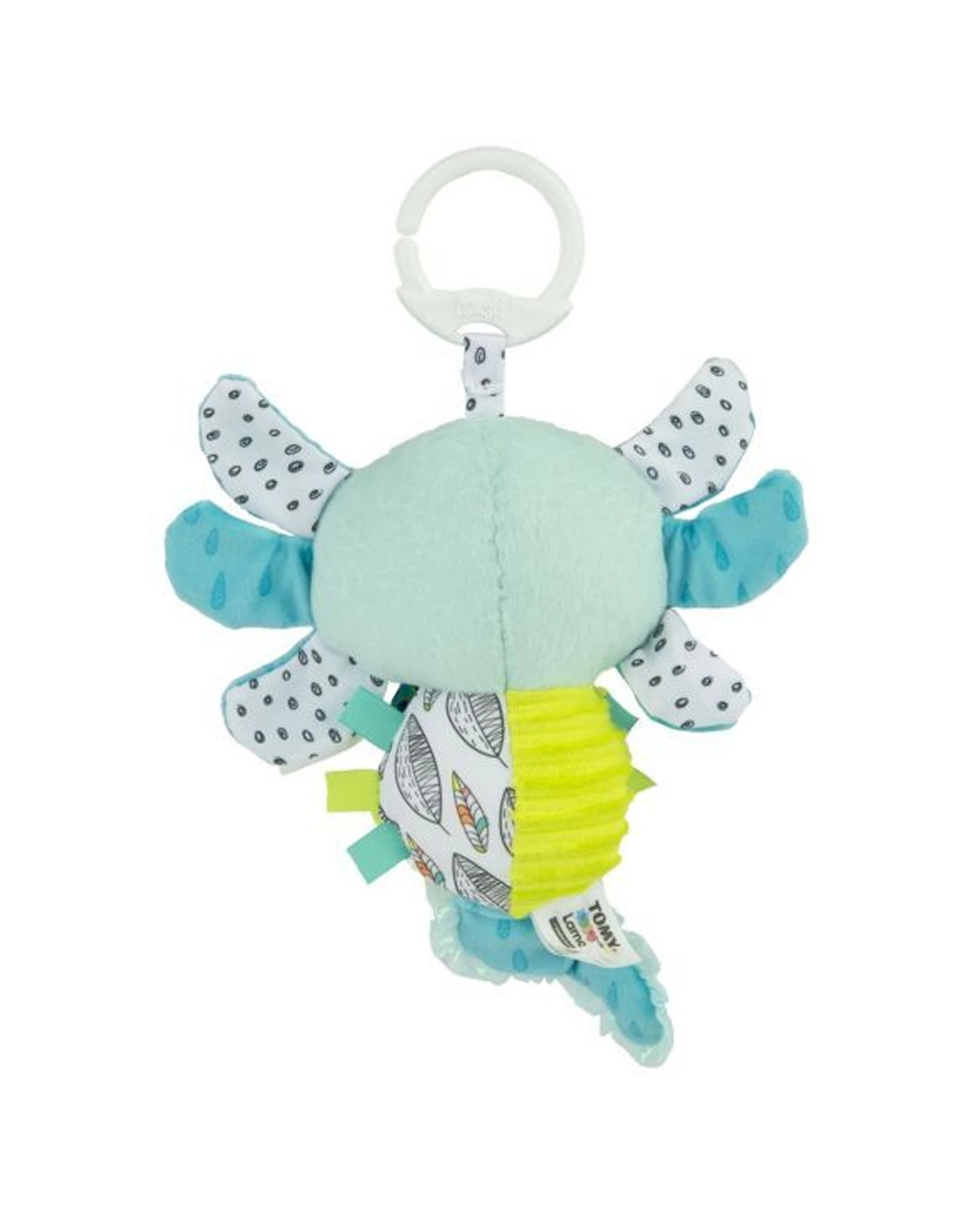 6 Lamaze Alise The Axolotl Clip & Go Kids Toy Sensory Textures Travel Clip Developmental Play - Multi, 6 of 8