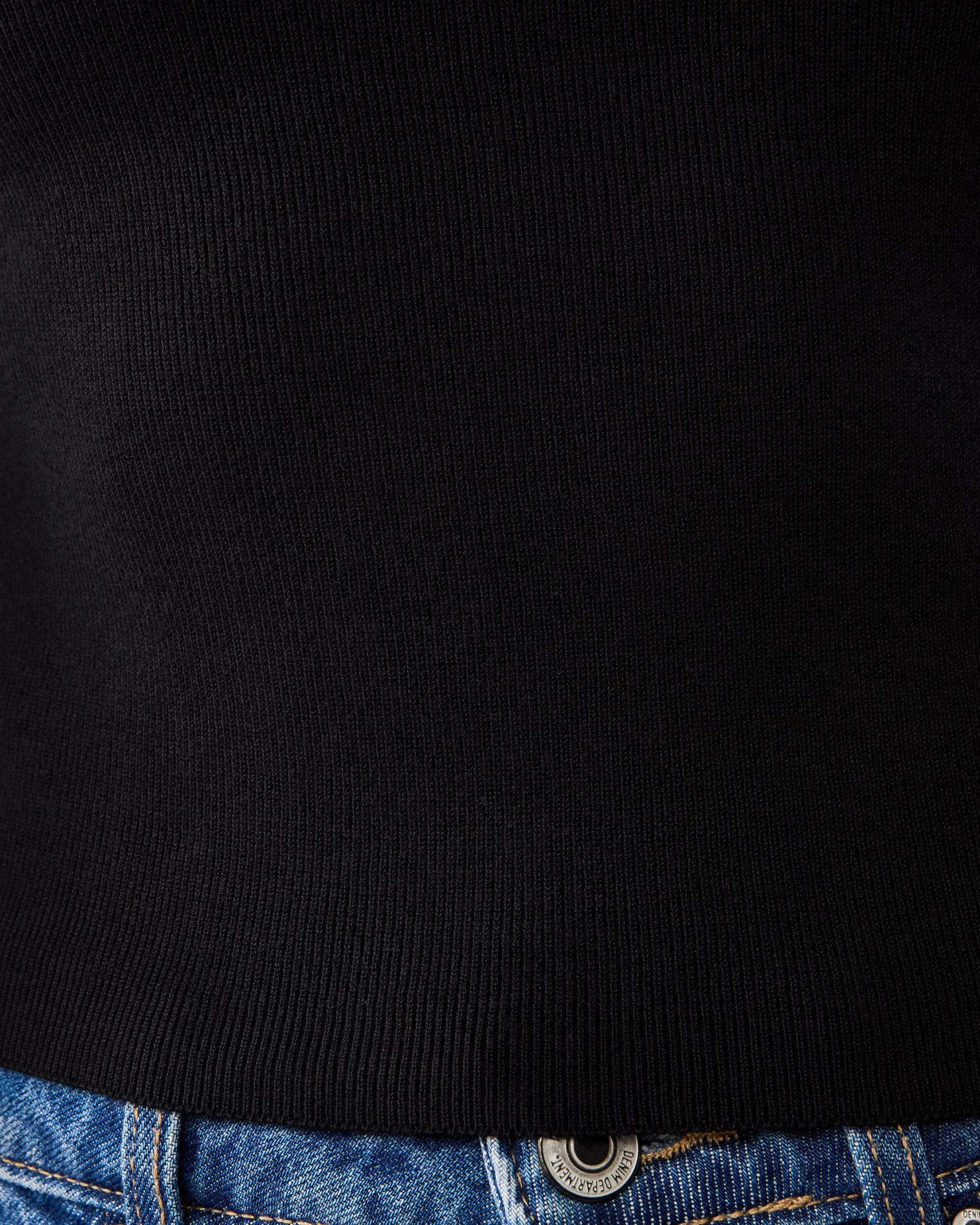 6 Short Sleeve True Knit Fitted T-shirt Black, 6 of 6