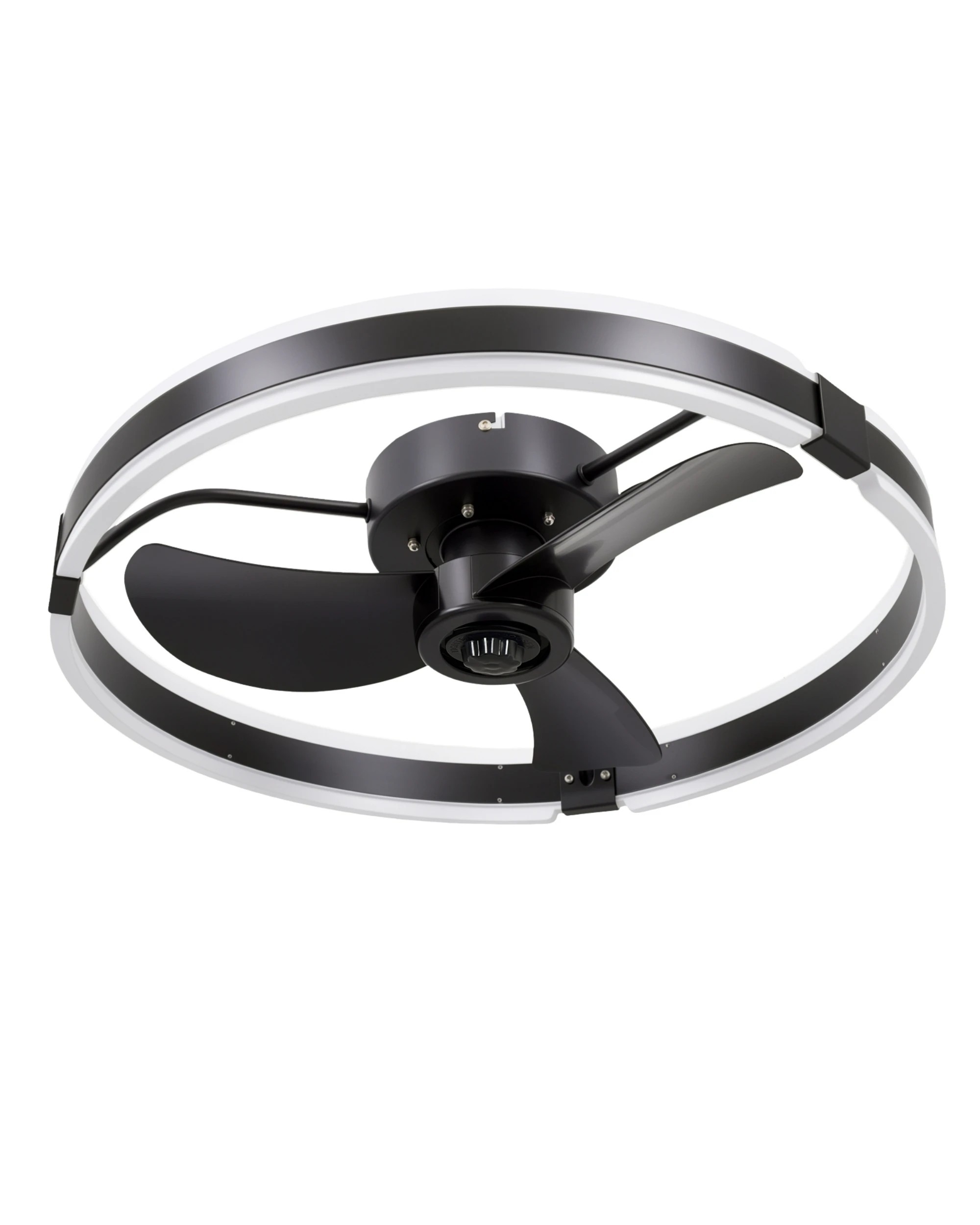 1 Yopower Smart RGB Ceiling Fan with Light, 50CM DC Motor Fan with 6 Speeds - Black, 1 of 6